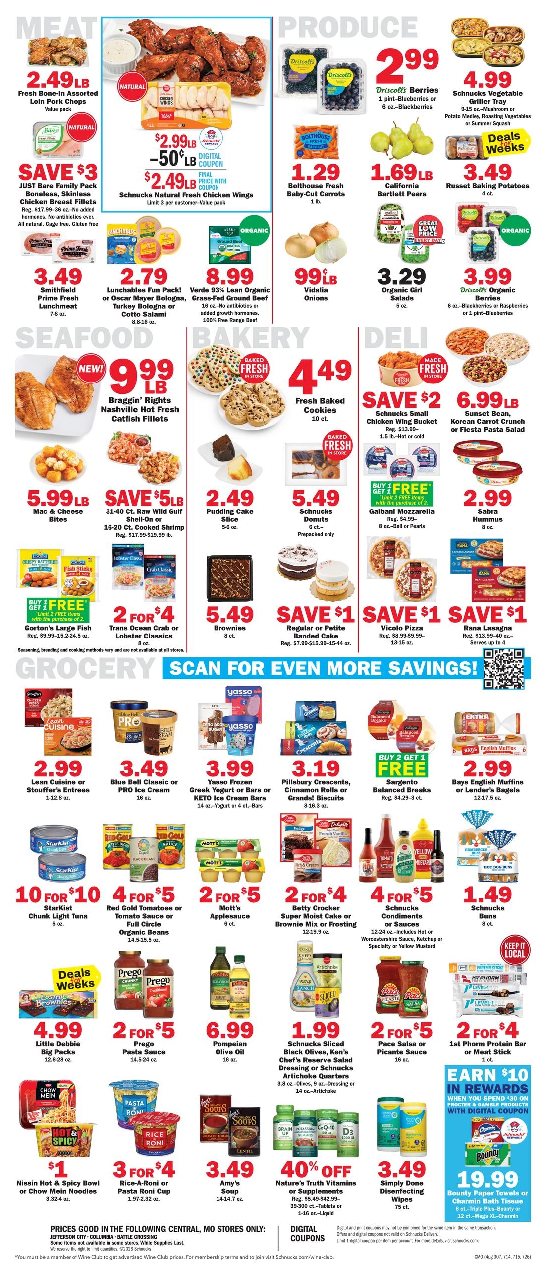Schnucks (Jefferson City–Westphalia Area, MO) Weekly Print Weekly Ad August 5 - 11, 2026