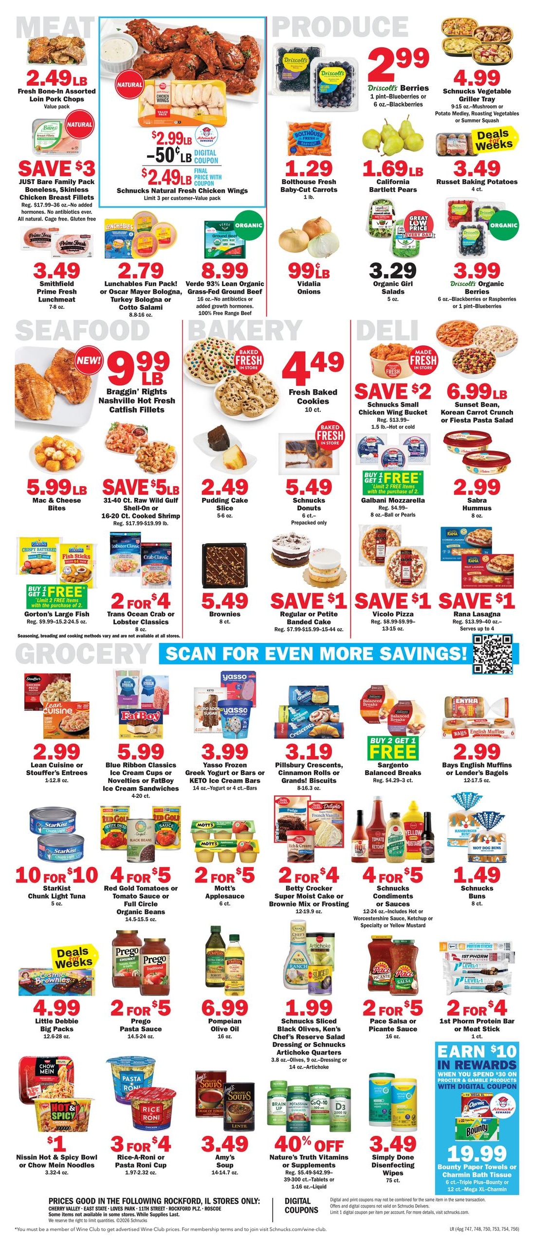 Schnucks (Rockford–Shirland Area, IL) Weekly Print Weekly Ad August 5 - 11, 2026