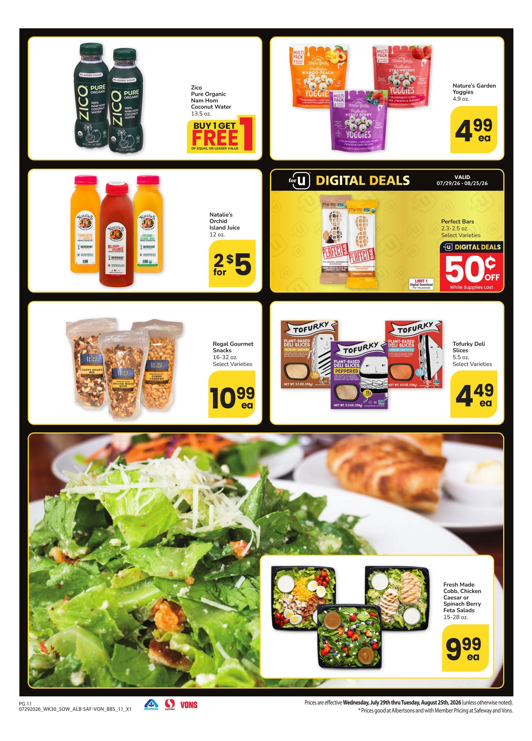 Albertsons (AZ, NM, NV, TX, UT) Big Book of Savings Weekly Ad July 29 - August 25, 2026