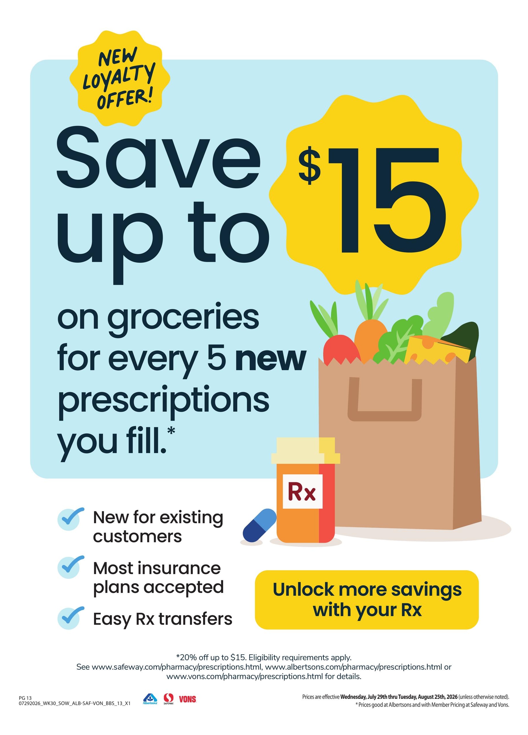 Albertsons (AZ, NM, NV, TX, UT) Big Book of Savings Weekly Ad July 29 - August 25, 2026