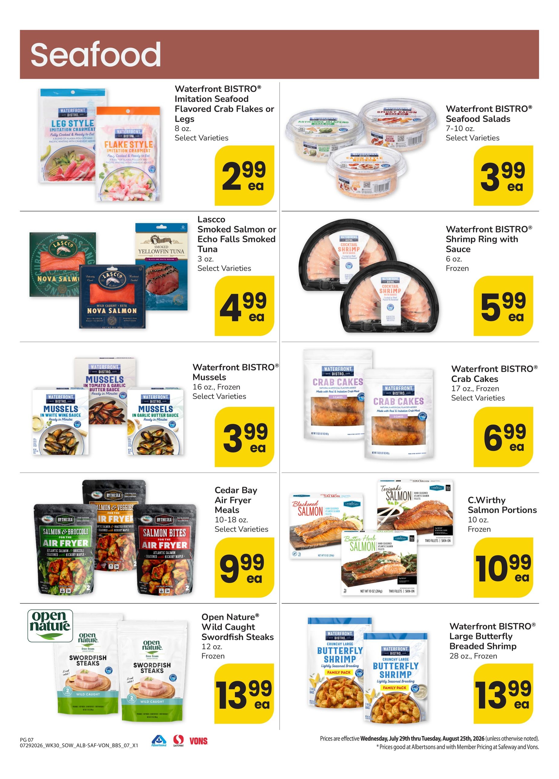 Albertsons (AZ, NM, NV, TX, UT) Big Book of Savings Weekly Ad July 29 - August 25, 2026