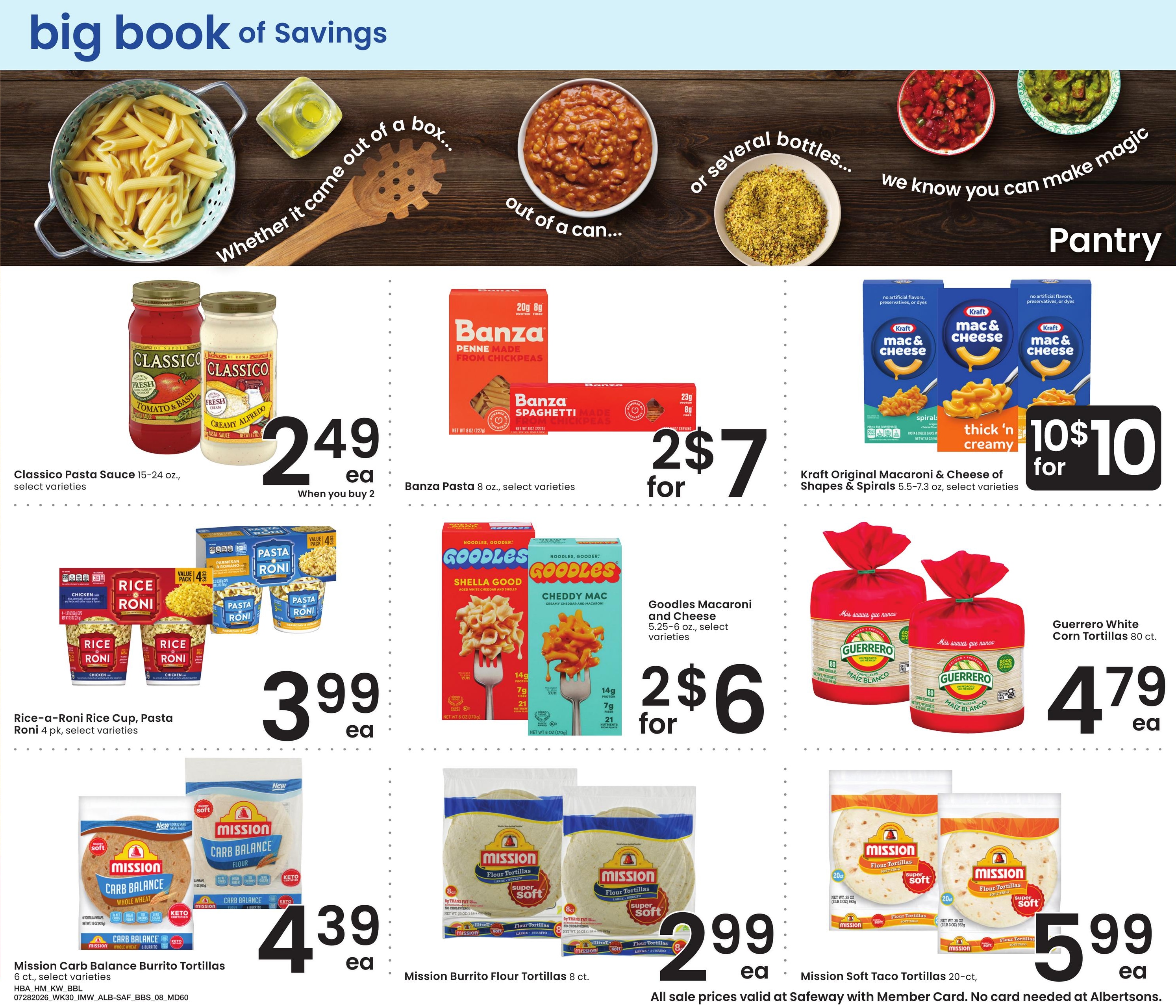 Albertsons (MT) Big Book of Savings Weekly Ad July 28 - August 24, 2026