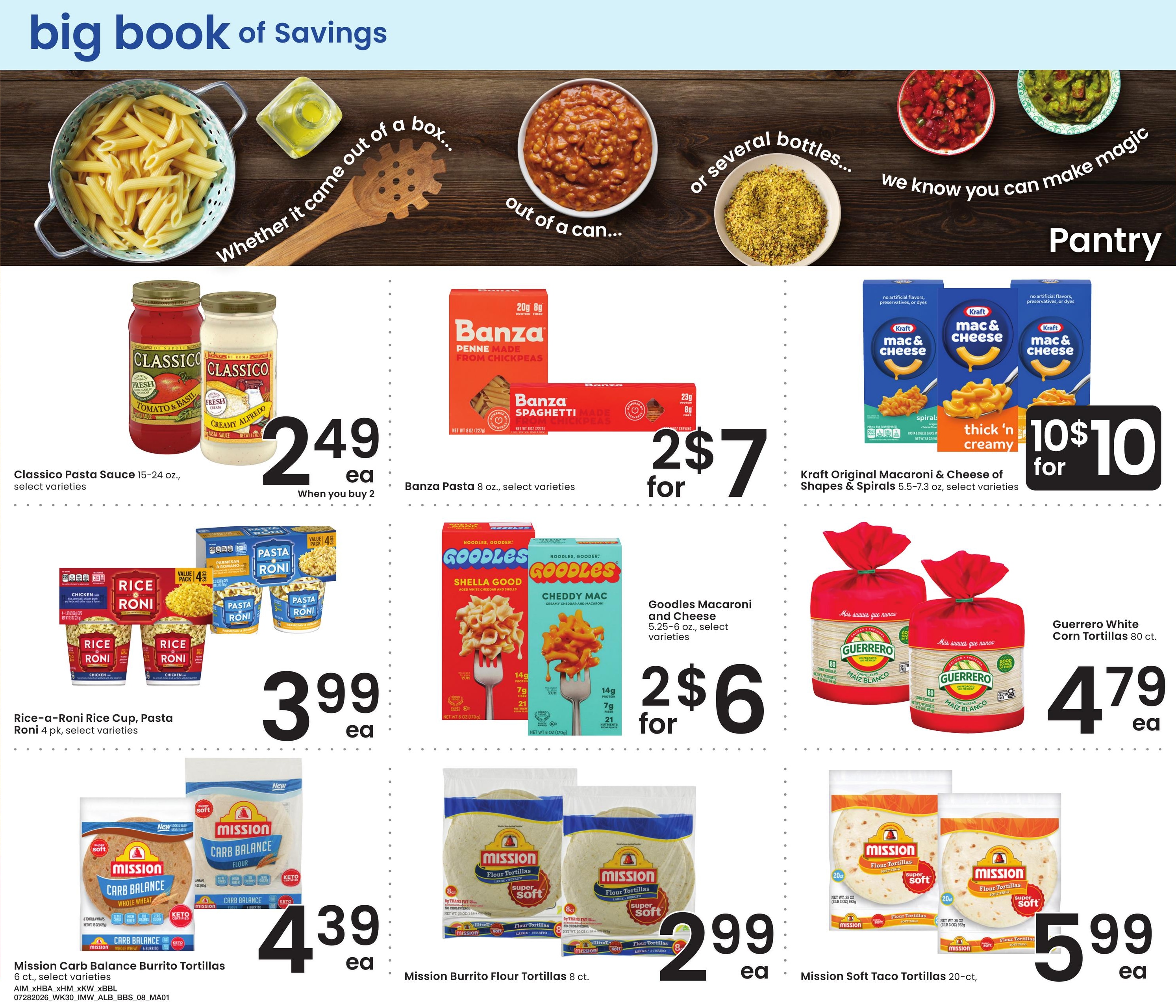 Albertsons (ID, MT, ND, NV, OR, WY) Big Book of Savings Weekly Ad July 28 - August 24, 2026