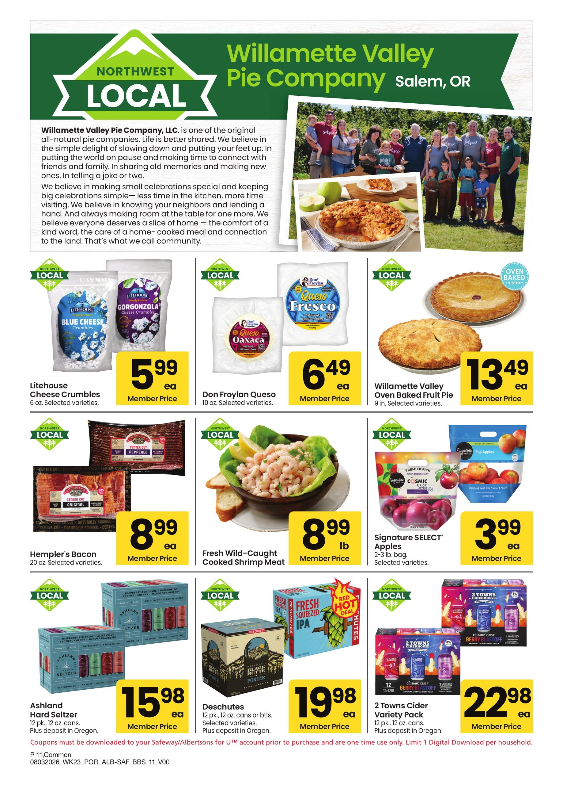 Albertsons (OR, WA) Big Book of Savings Weekly Ad August 3 - 30, 2026