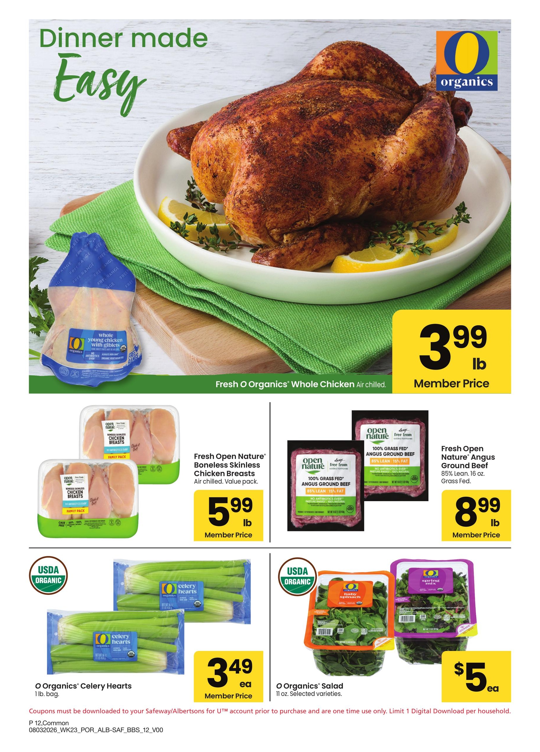 Albertsons (OR, WA) Big Book of Savings Weekly Ad August 3 - 30, 2026