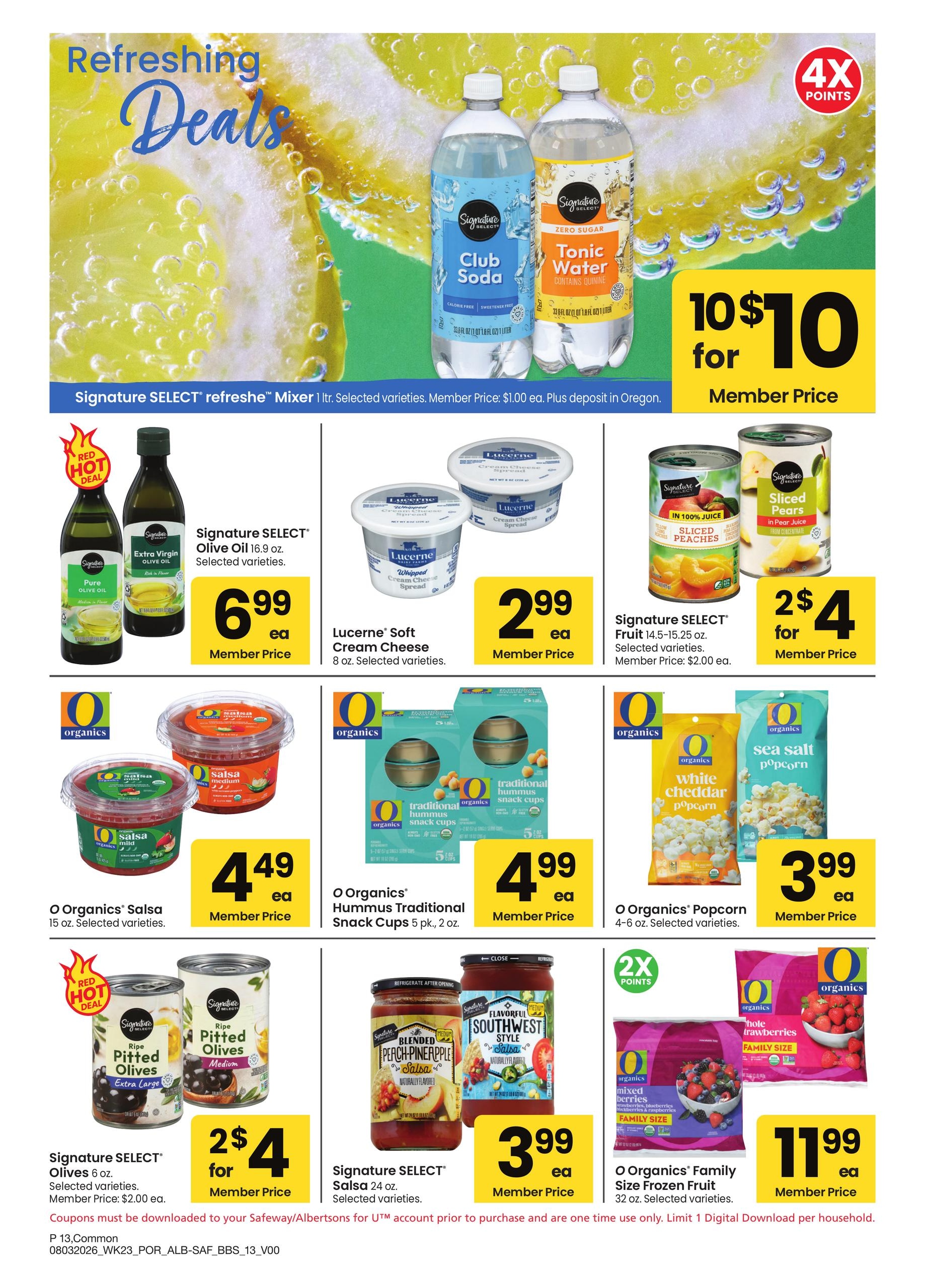 Albertsons (OR, WA) Big Book of Savings Weekly Ad August 3 - 30, 2026