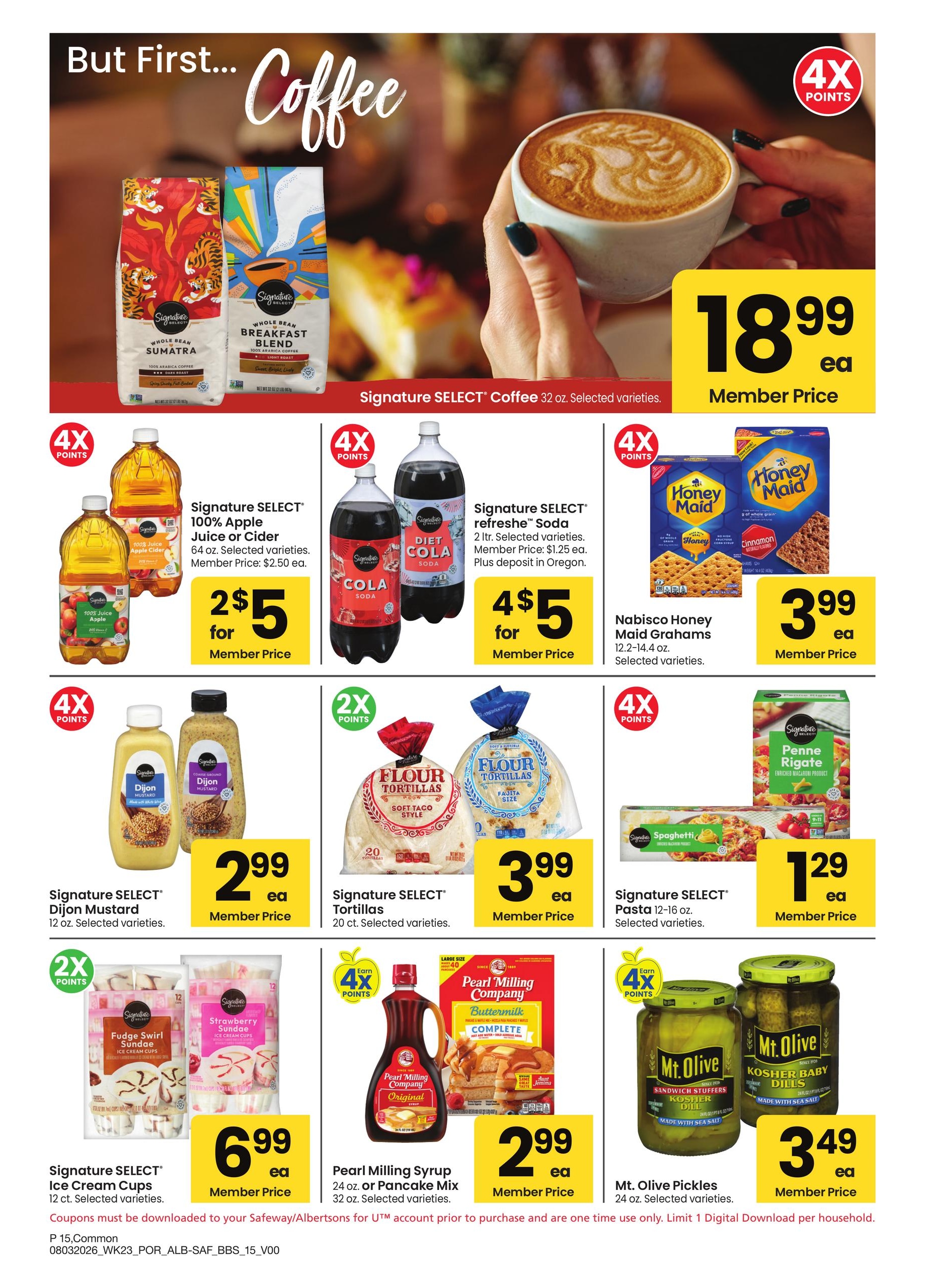 Albertsons (OR, WA) Big Book of Savings Weekly Ad August 3 - 30, 2026