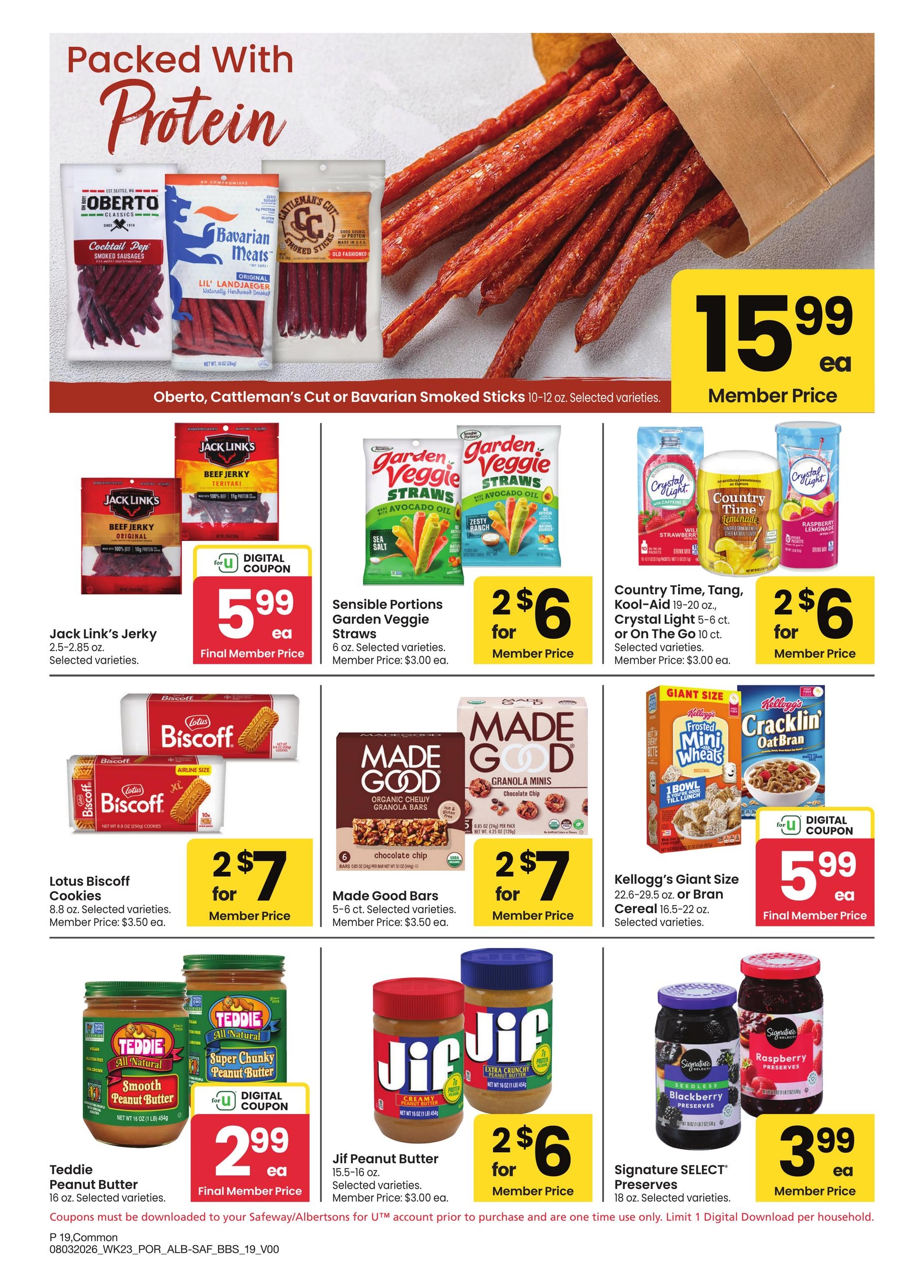 Albertsons (OR, WA) Big Book of Savings Weekly Ad August 3 - 30, 2026