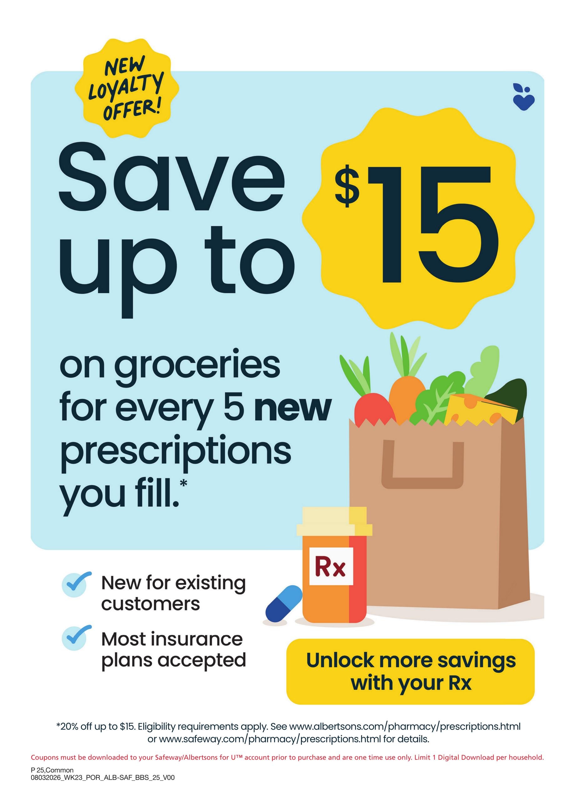 Albertsons (OR, WA) Big Book of Savings Weekly Ad August 3 - 30, 2026