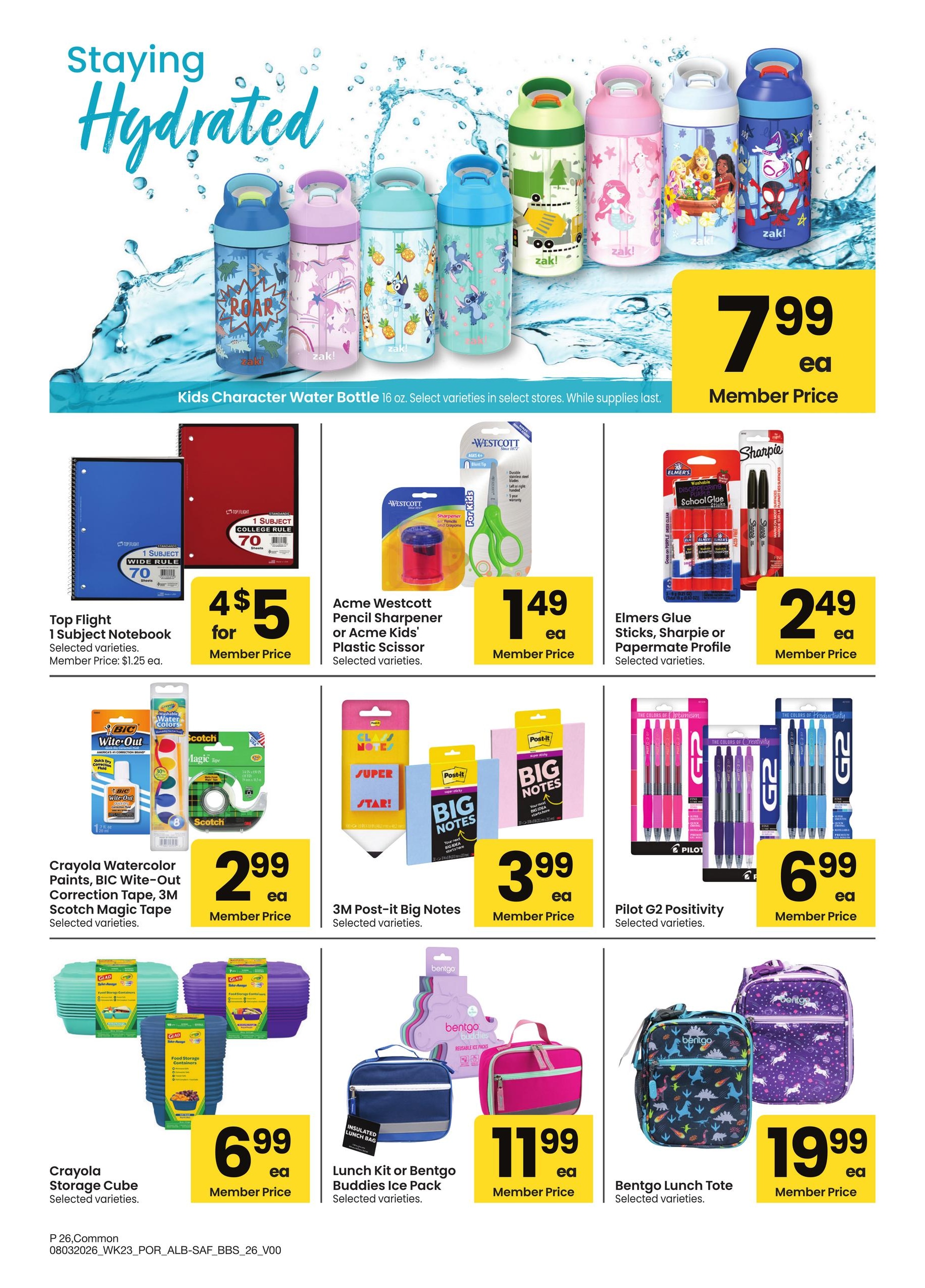 Albertsons (OR, WA) Big Book of Savings Weekly Ad August 3 - 30, 2026