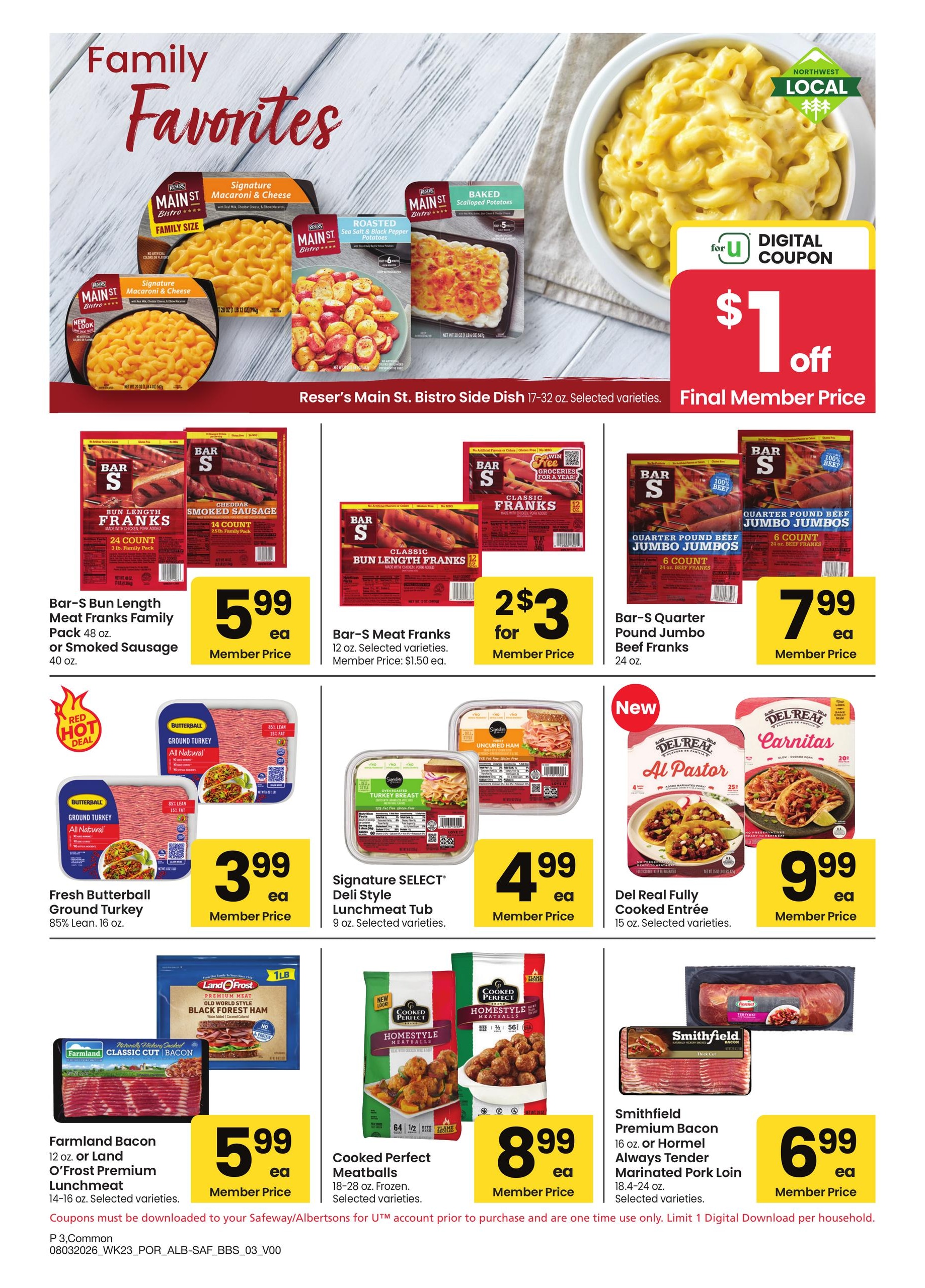 Albertsons (OR, WA) Big Book of Savings Weekly Ad August 3 - 30, 2026