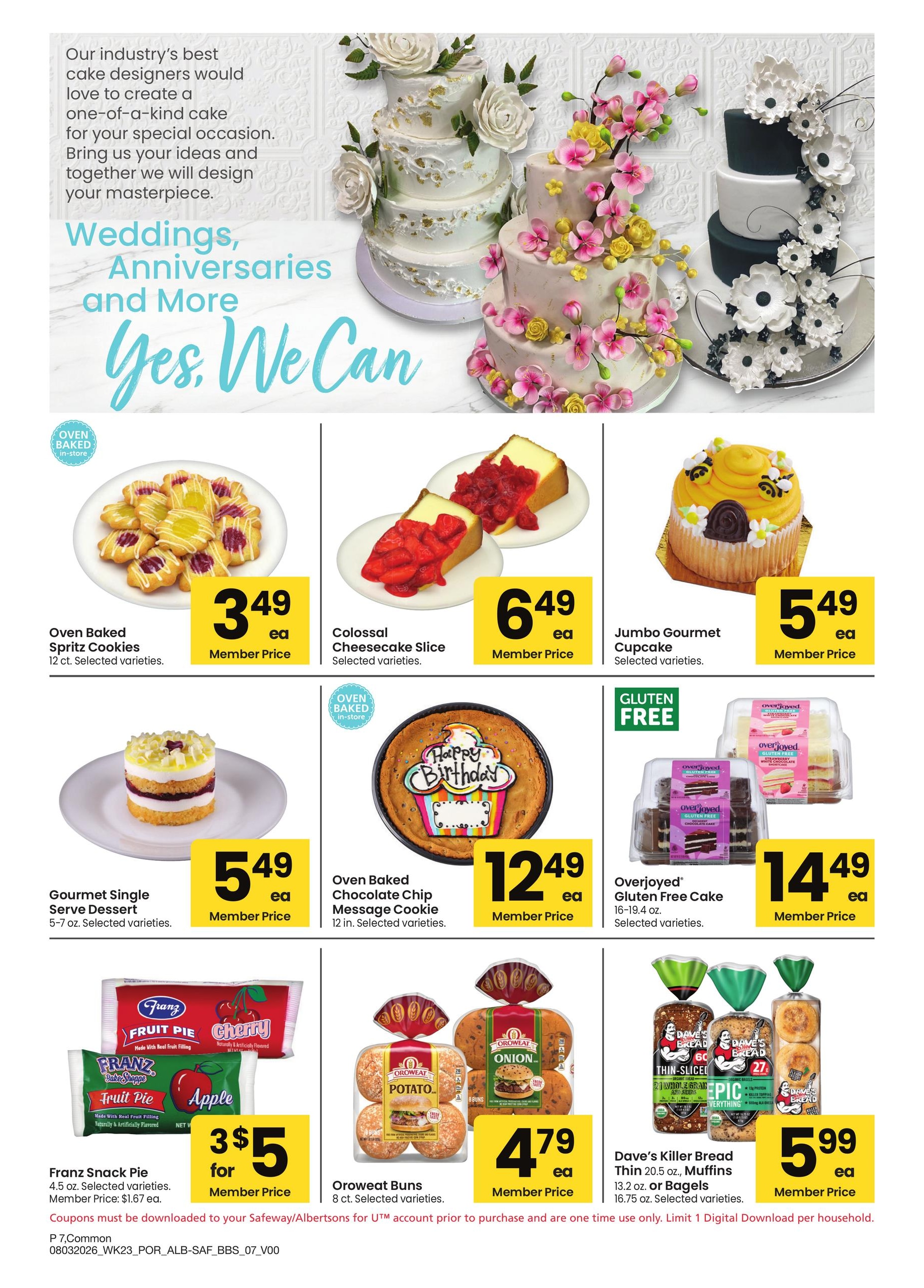 Albertsons (OR, WA) Big Book of Savings Weekly Ad August 3 - 30, 2026