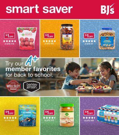 BJ's Wholesale Club Smart Saver Weekly Ad July 28 - August 31, 2026