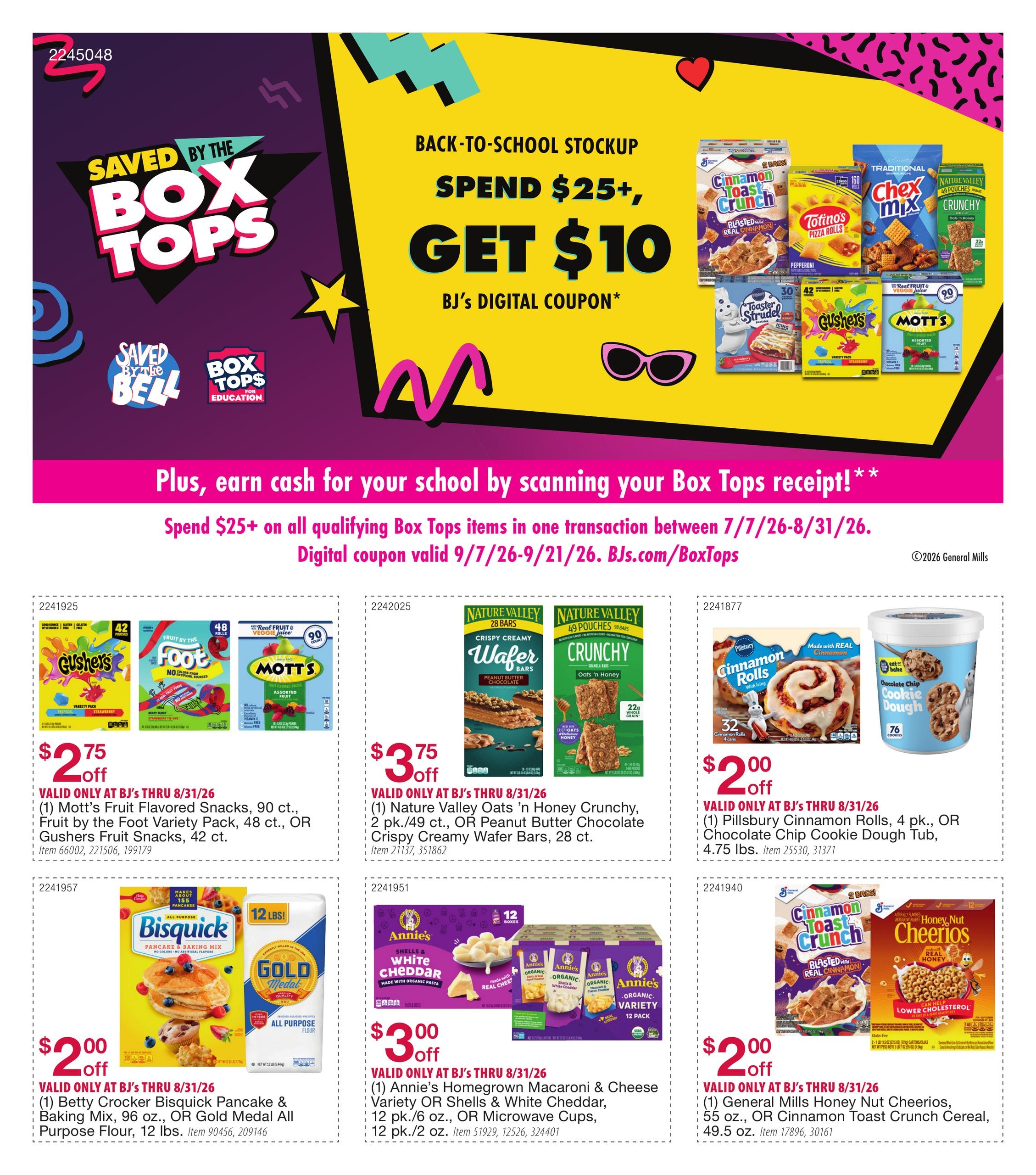 BJ's Wholesale Club Smart Saver Weekly Ad July 28 - August 31, 2026