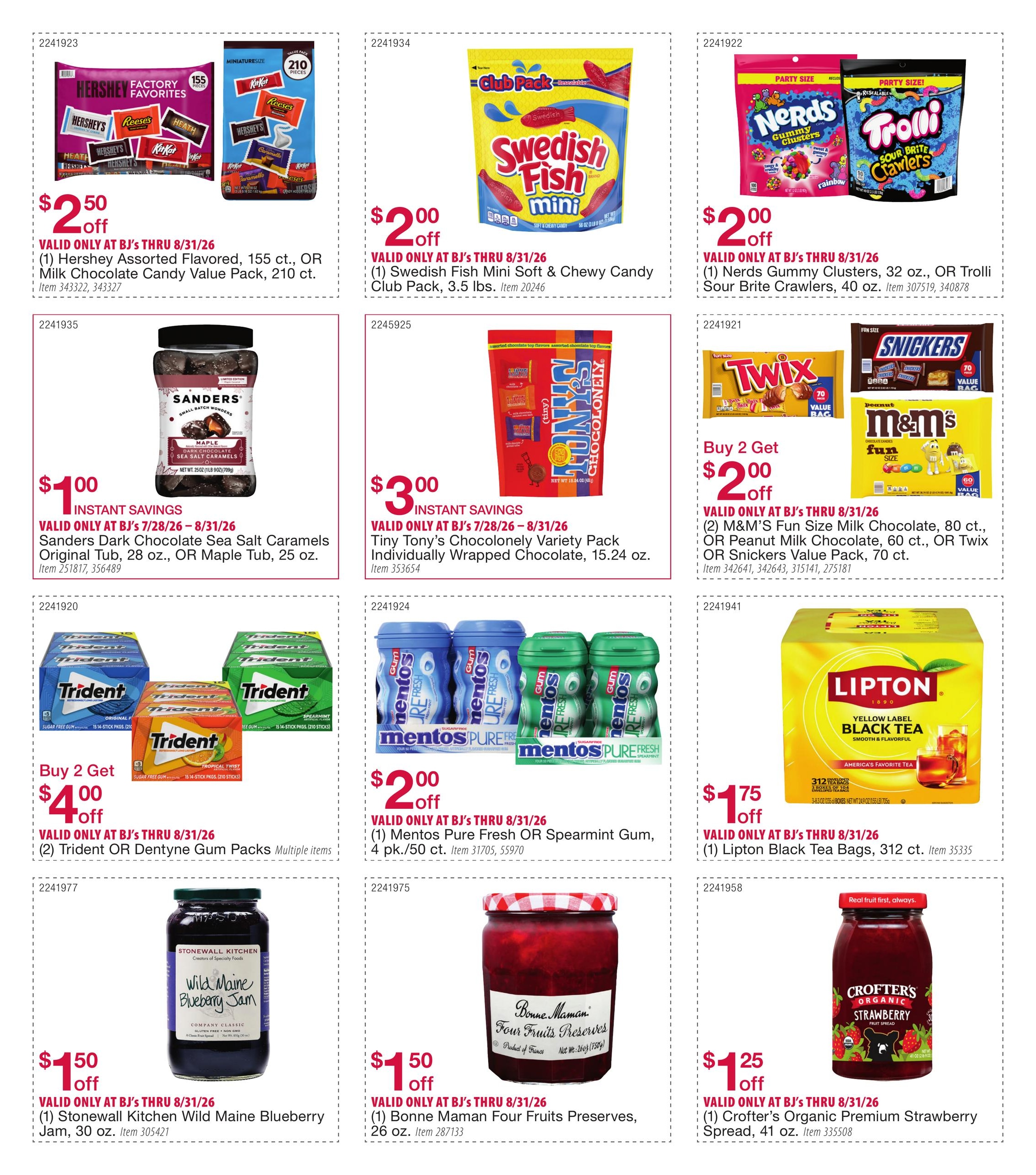 BJ's Wholesale Club Smart Saver Weekly Ad July 28 - August 31, 2026