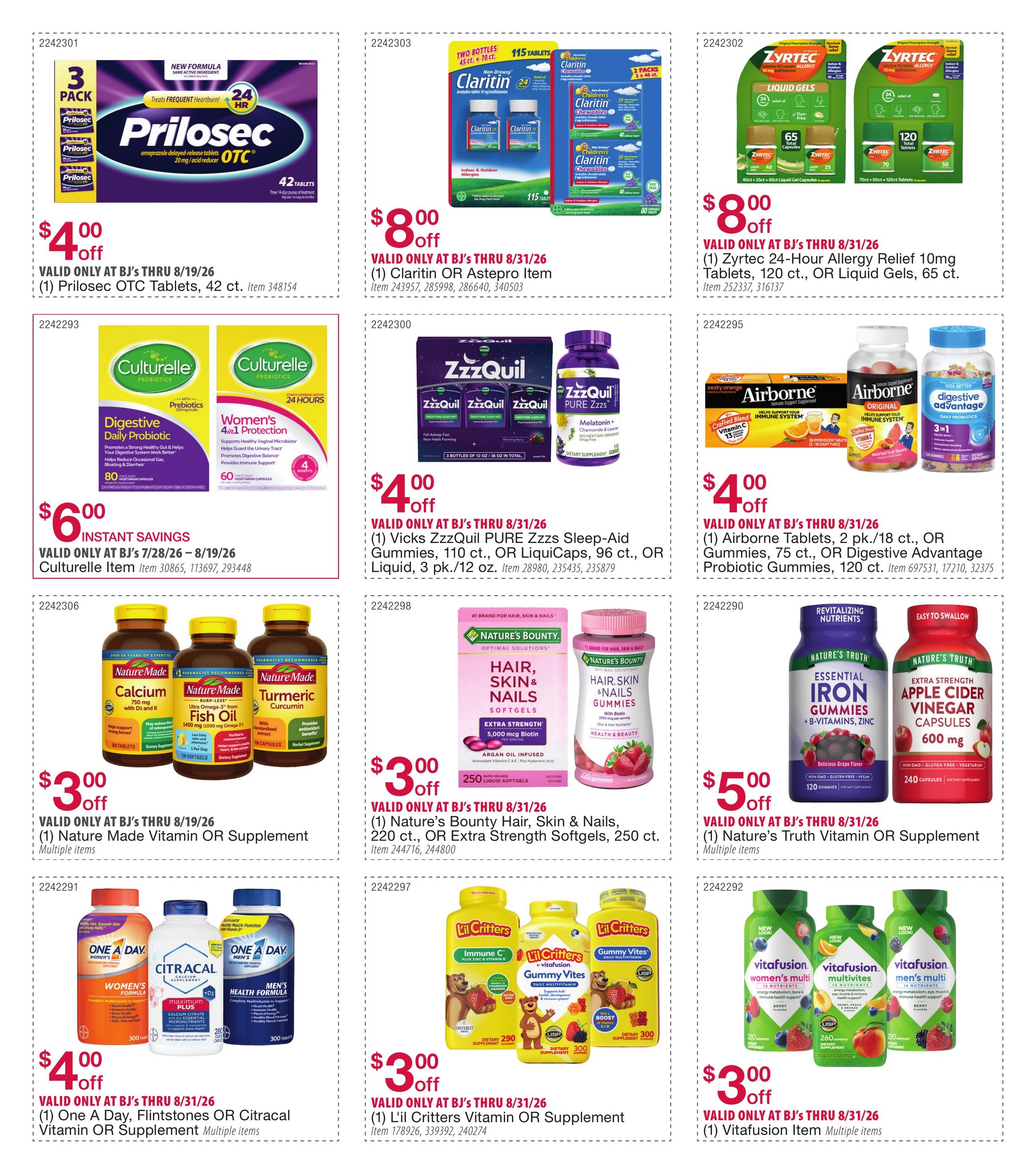 BJ's Wholesale Club Smart Saver Weekly Ad July 28 - August 31, 2026