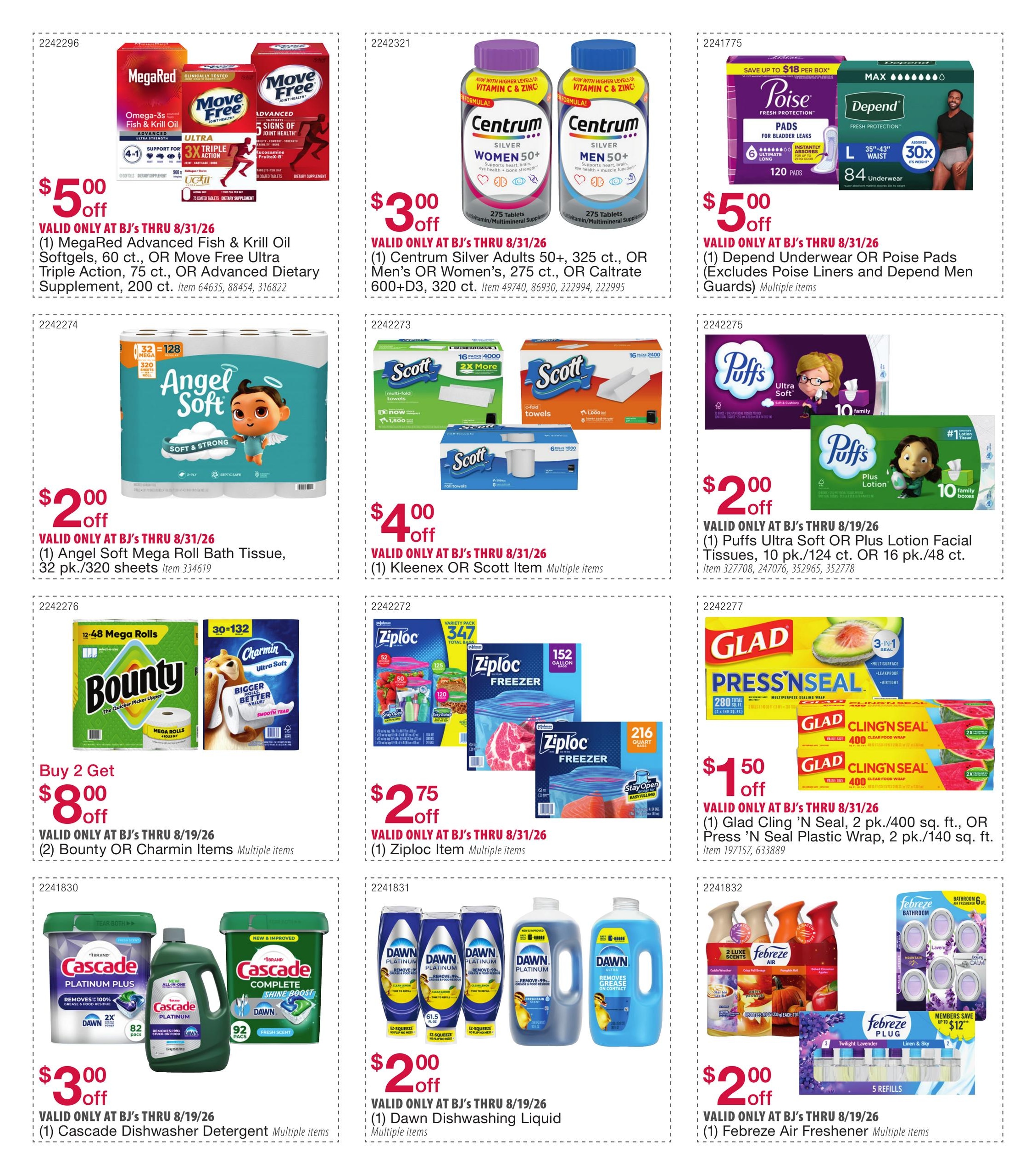 BJ's Wholesale Club Smart Saver Weekly Ad July 28 - August 31, 2026