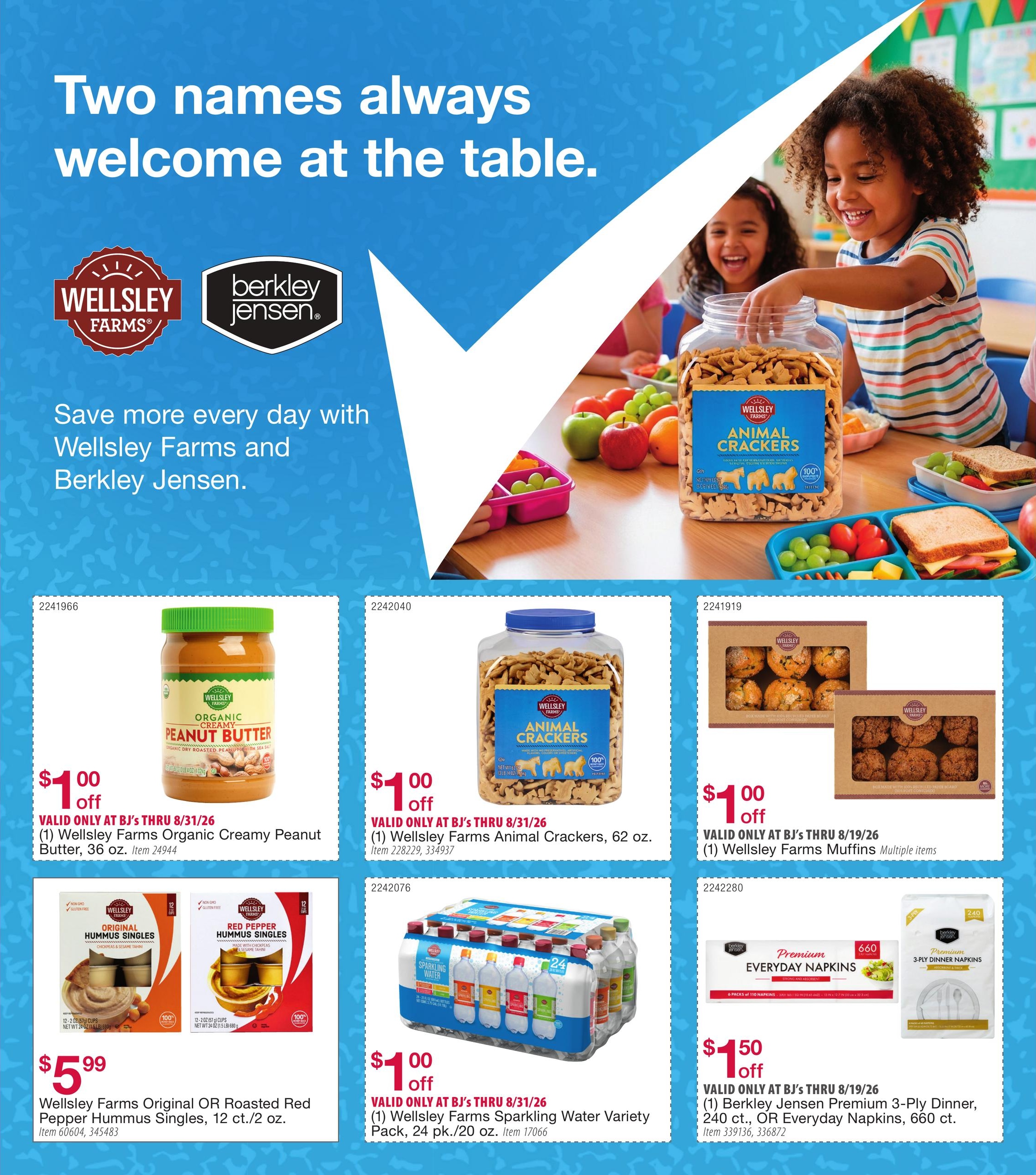 BJ's Wholesale Club Smart Saver Weekly Ad July 28 - August 31, 2026