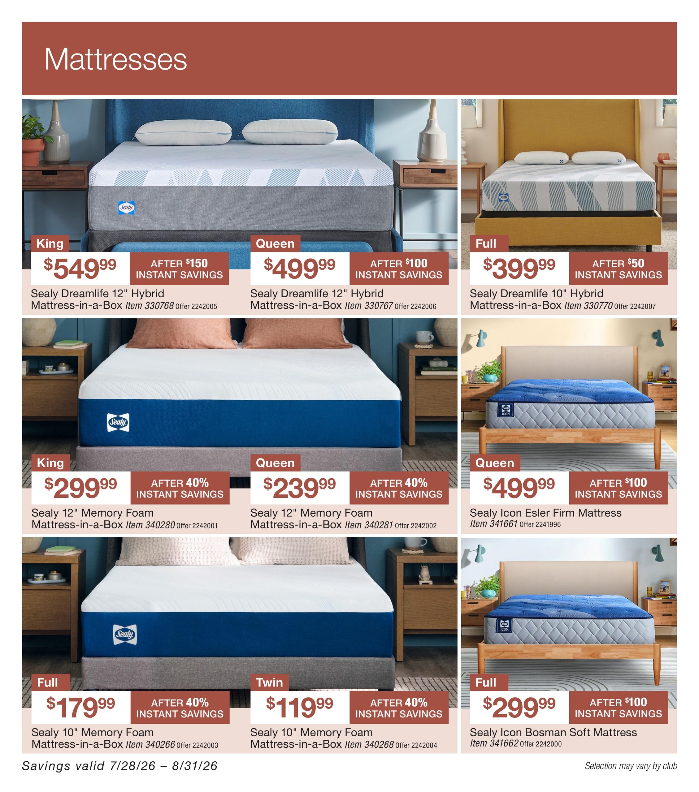 BJ's Wholesale Club Smart Saver Weekly Ad July 28 - August 31, 2026