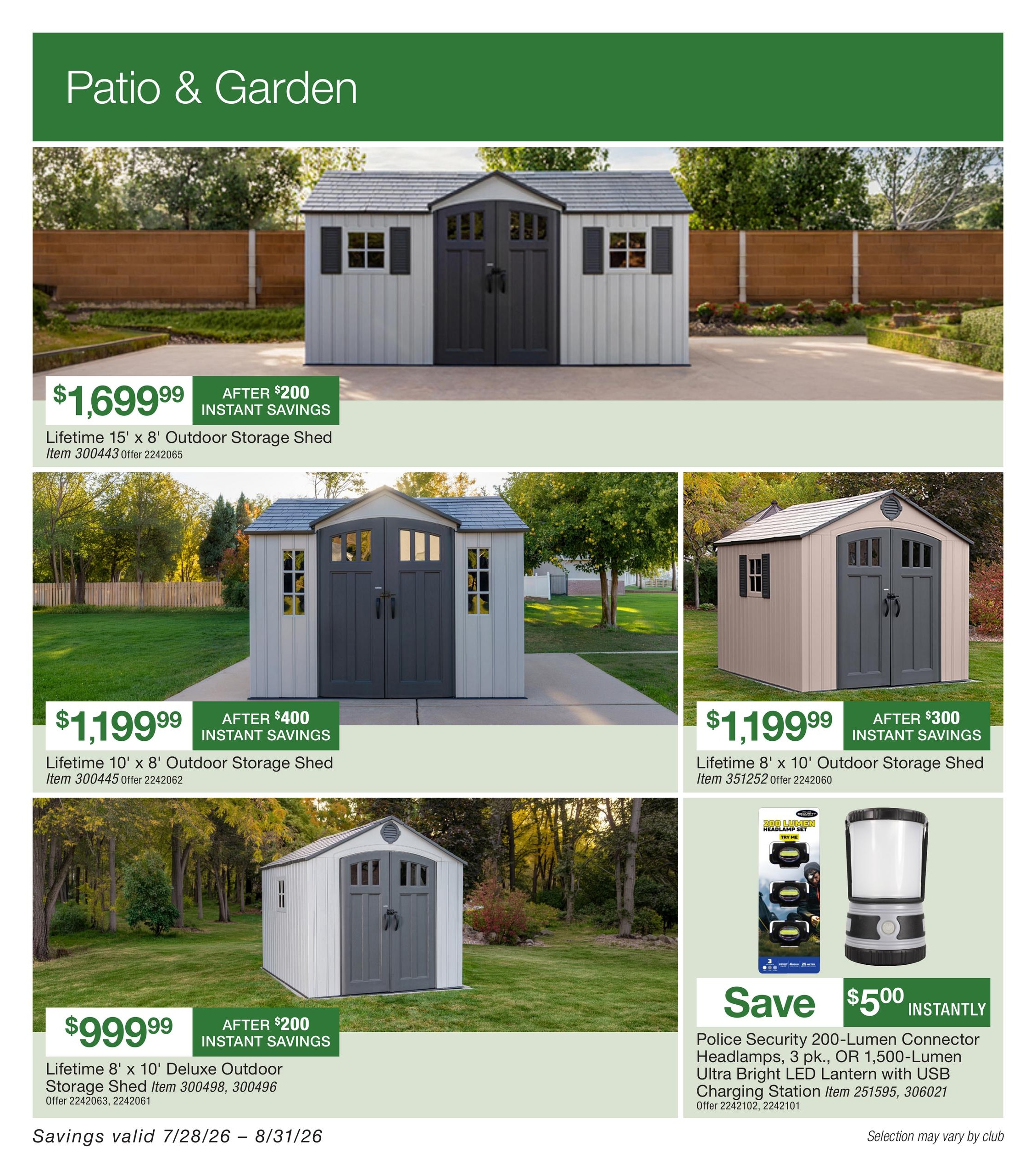 BJ's Wholesale Club Smart Saver Weekly Ad July 28 - August 31, 2026