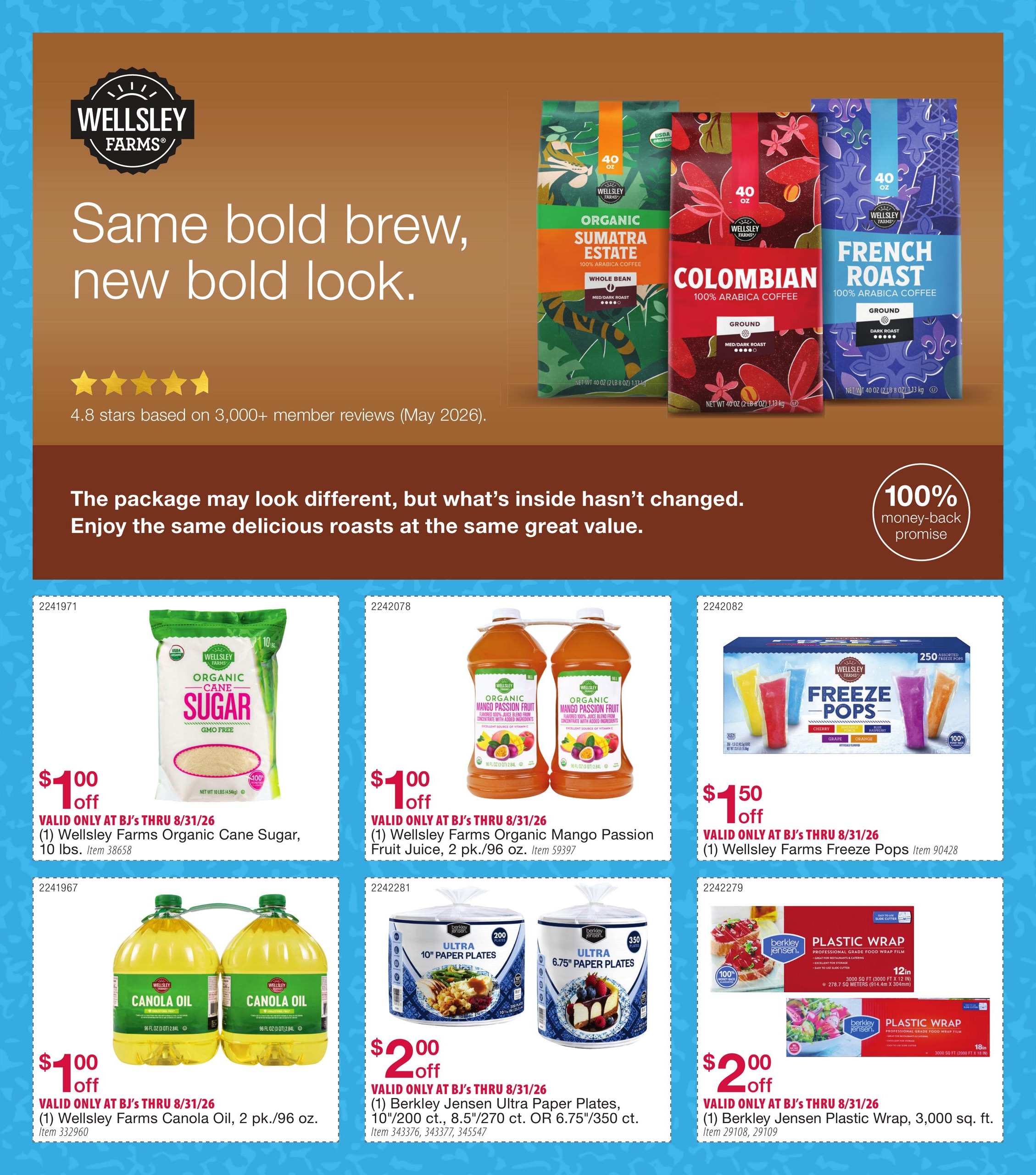 BJ's Wholesale Club Smart Saver Weekly Ad July 28 - August 31, 2026