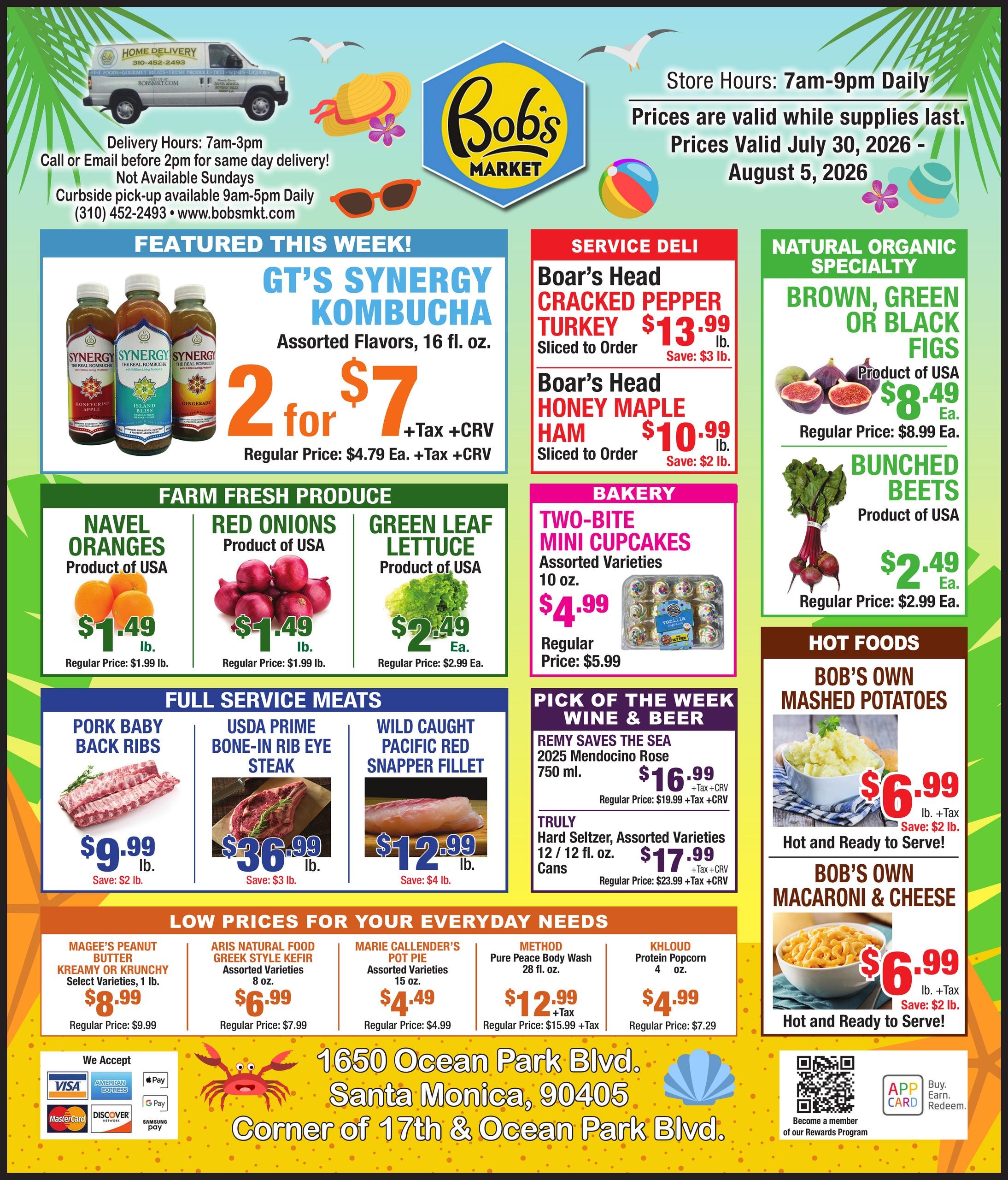 Bob's Market Weekly Ad July 30 - August 5, 2026