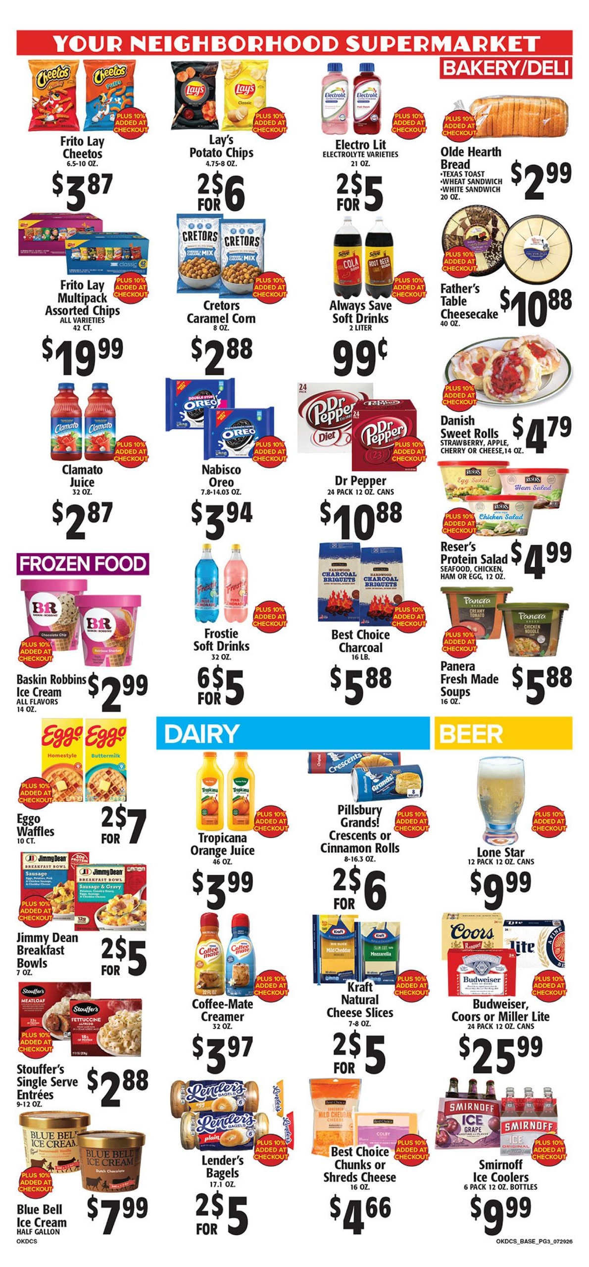 Cash Saver DFW Weekly Ad July 29 - August 11, 2026