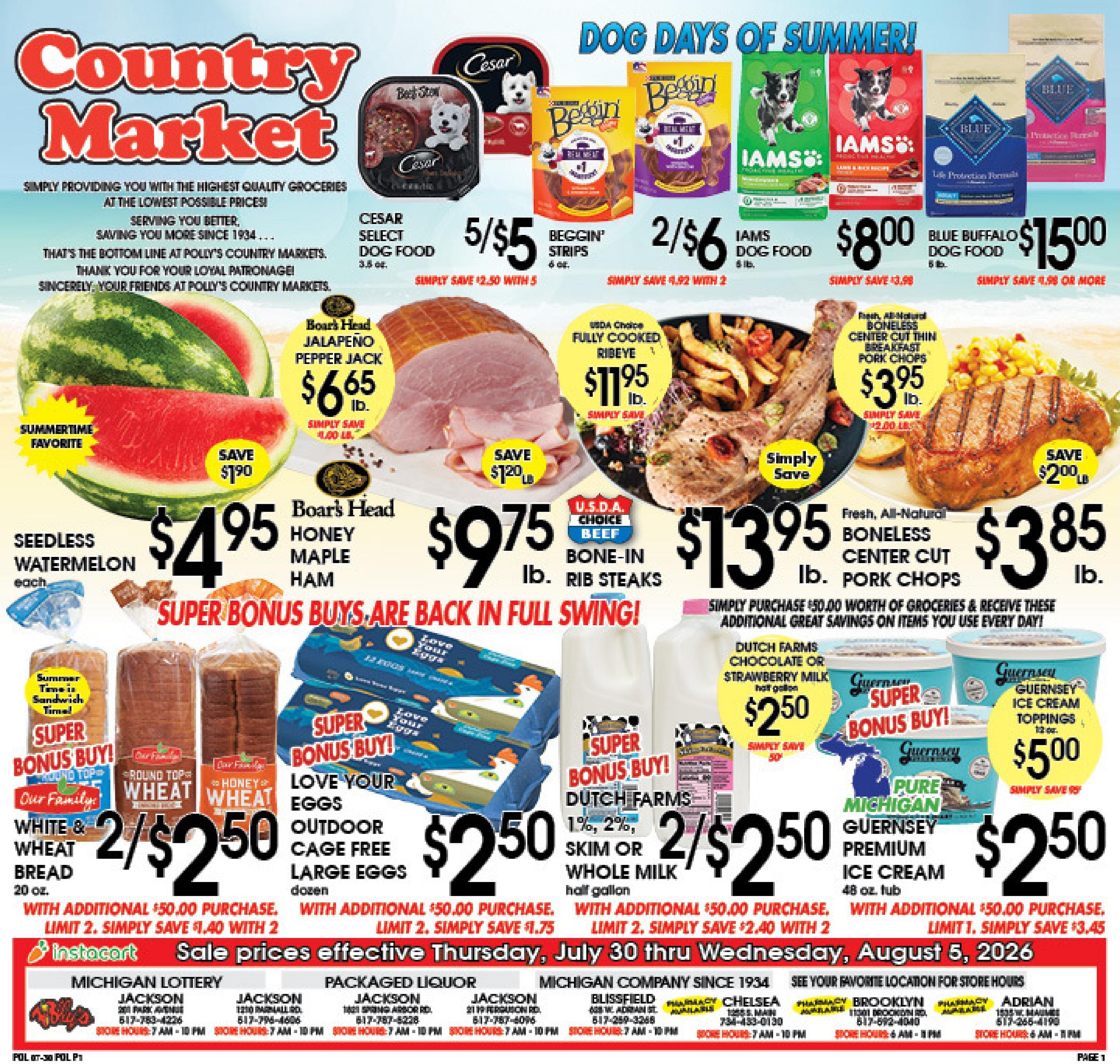Country Market Weekly Ad July 30 - August 5, 2026