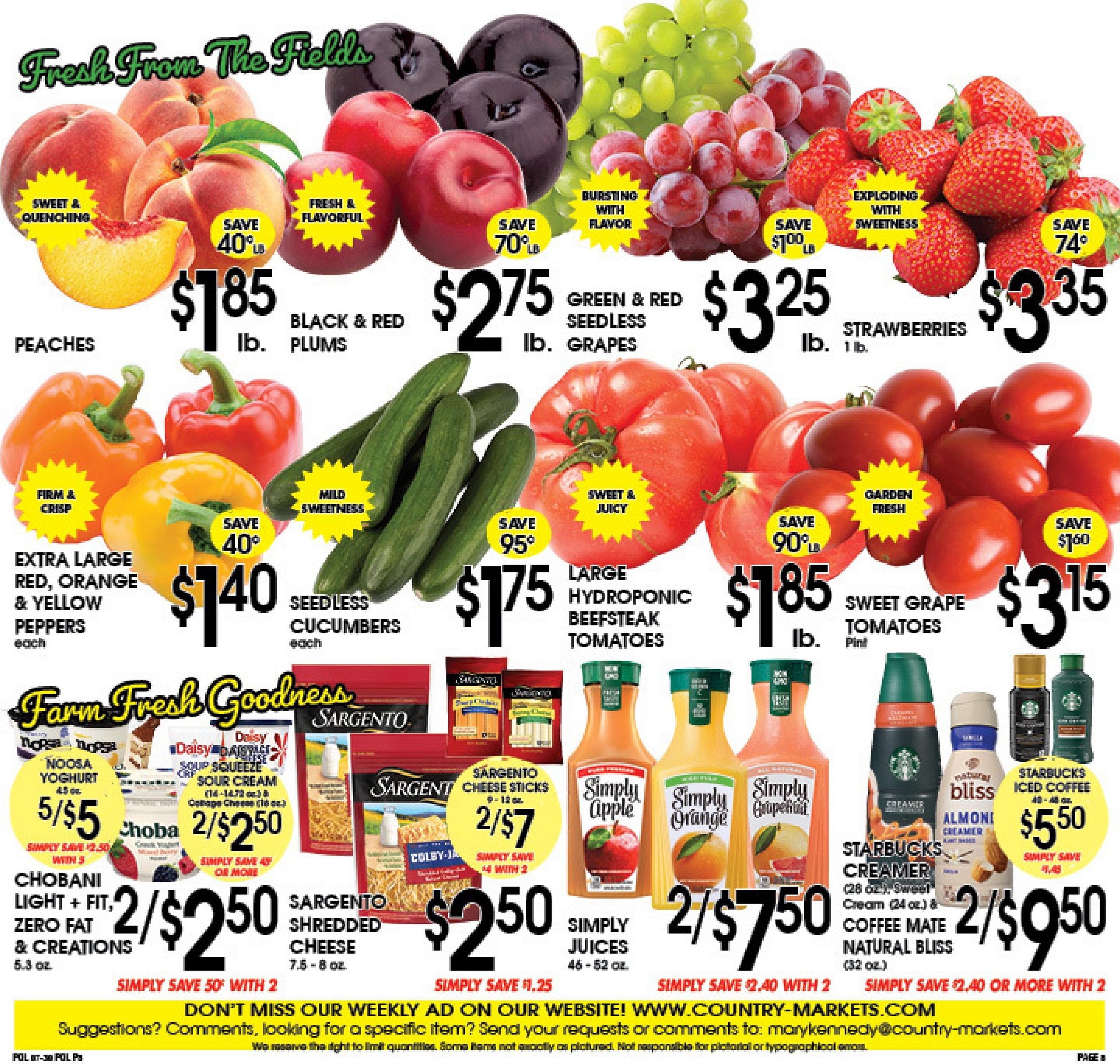 Country Market Weekly Ad July 30 - August 5, 2026