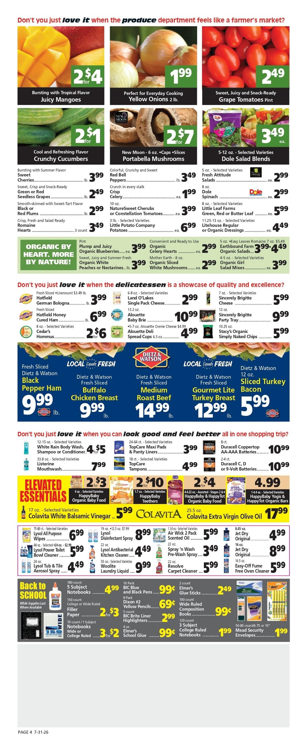 DeKalb Supermarket IGA Weekly Ad July 31 - August 6, 2026