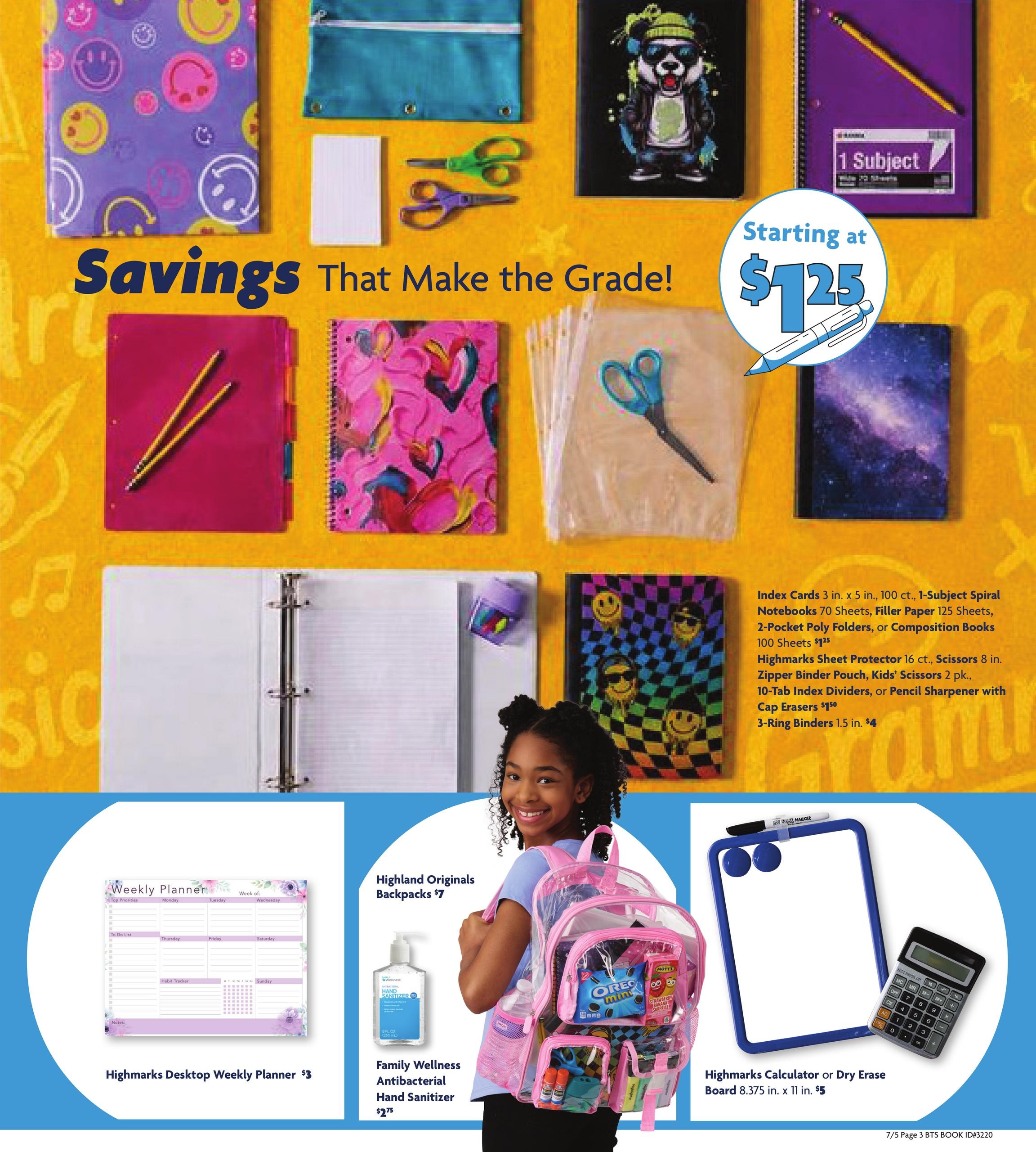 Family Dollar Back to School Book Weekly Ad July 5 - September 7, 2026