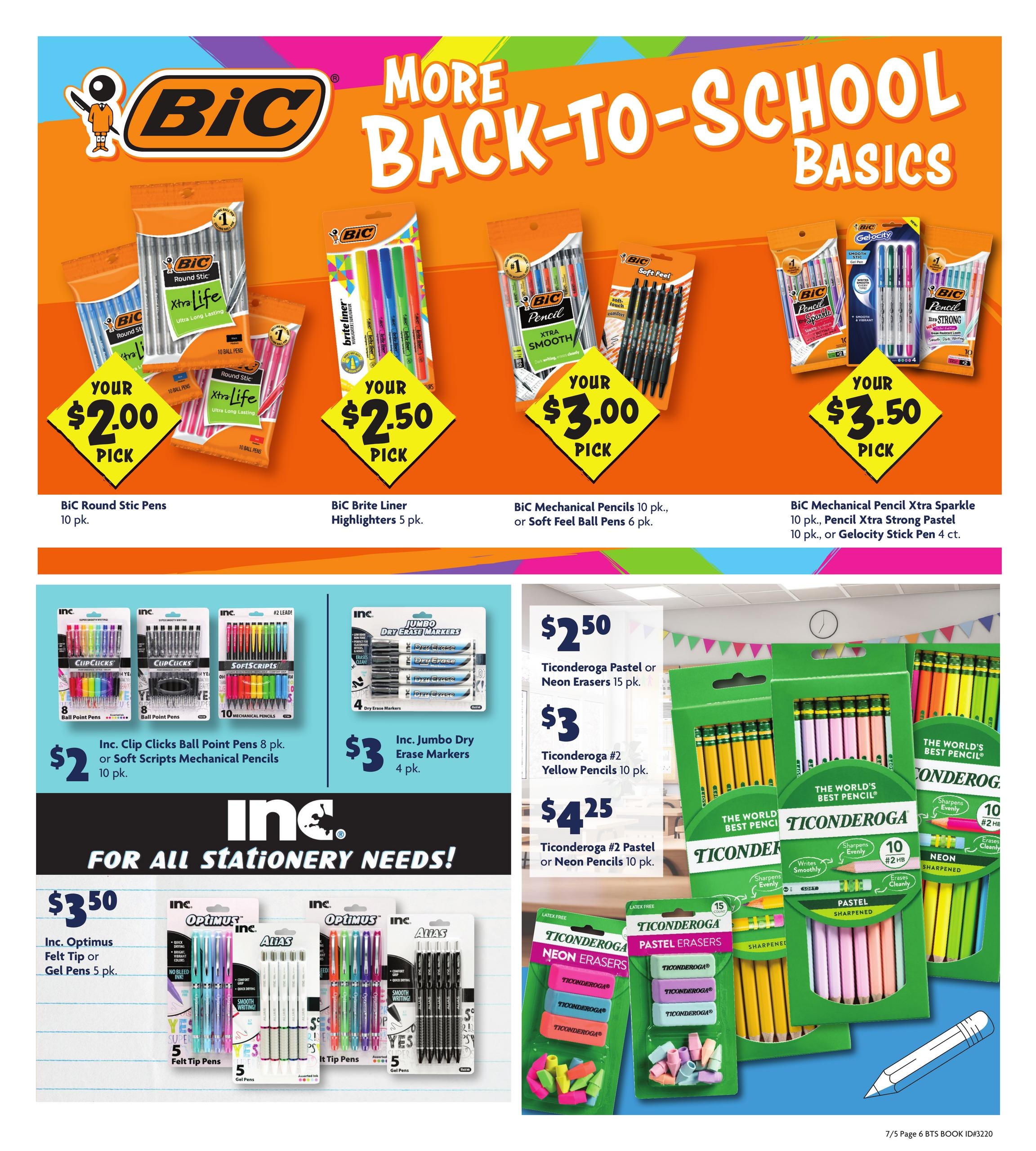 Family Dollar Back to School Book Weekly Ad July 5 - September 7, 2026
