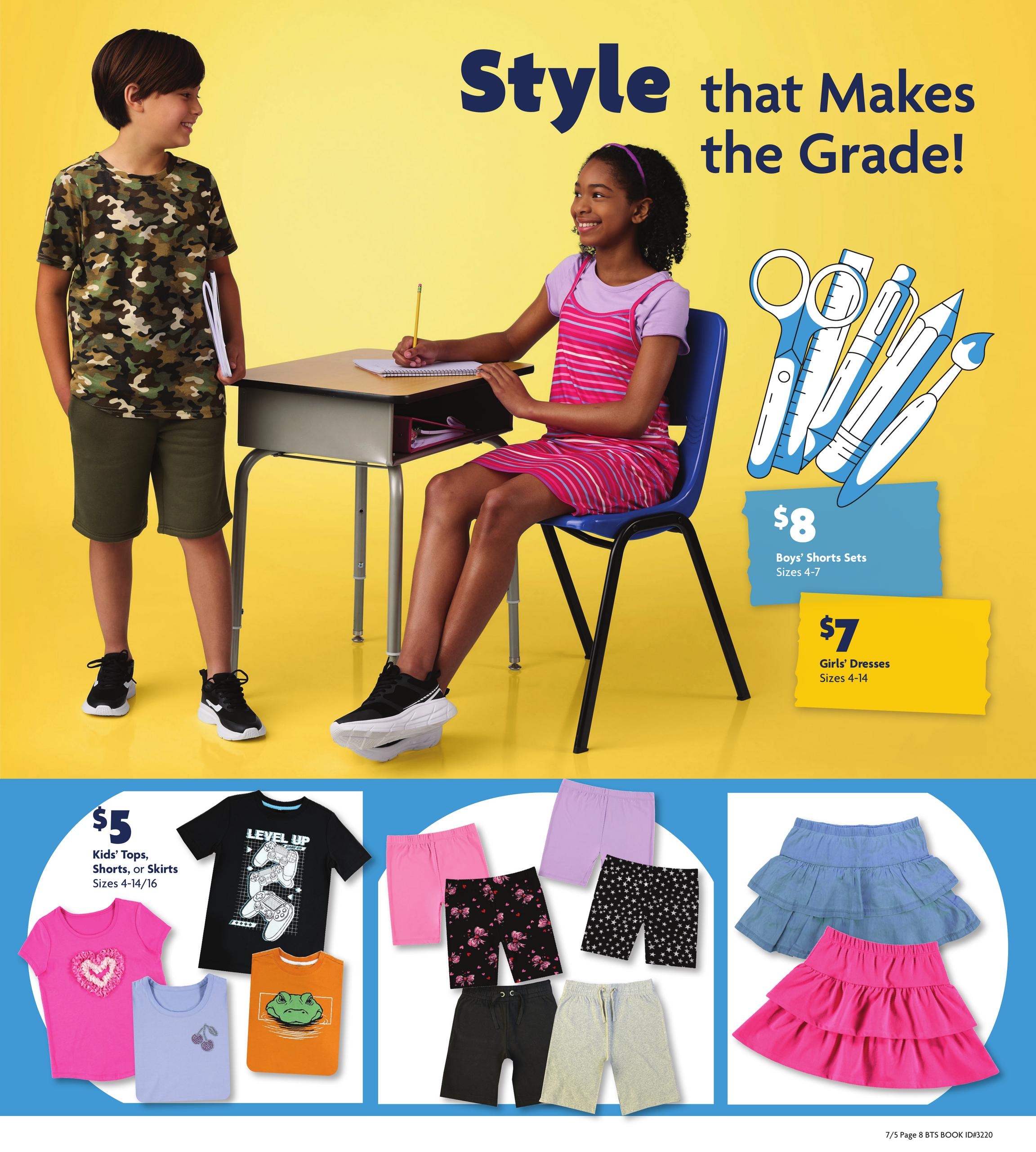 Family Dollar Back to School Book Weekly Ad July 5 - September 7, 2026