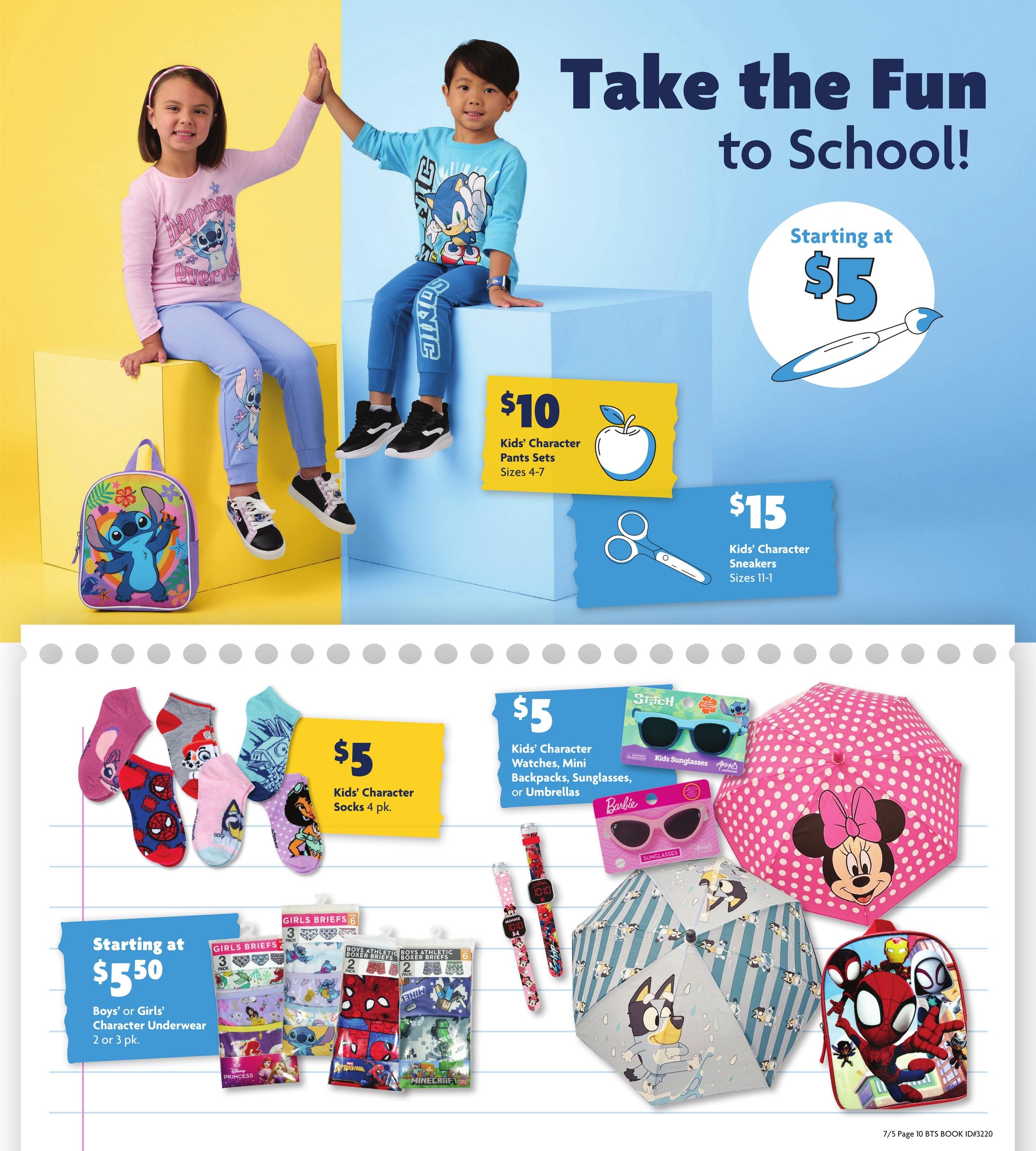 Family Dollar Back to School Book Weekly Ad July 5 - September 7, 2026