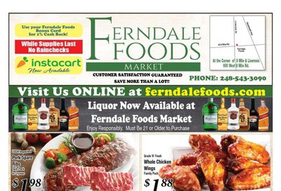 Ferndale Foods (Warren–Sterling Heights Area, MI) Weekly Ad July 28 - August 10, 2026