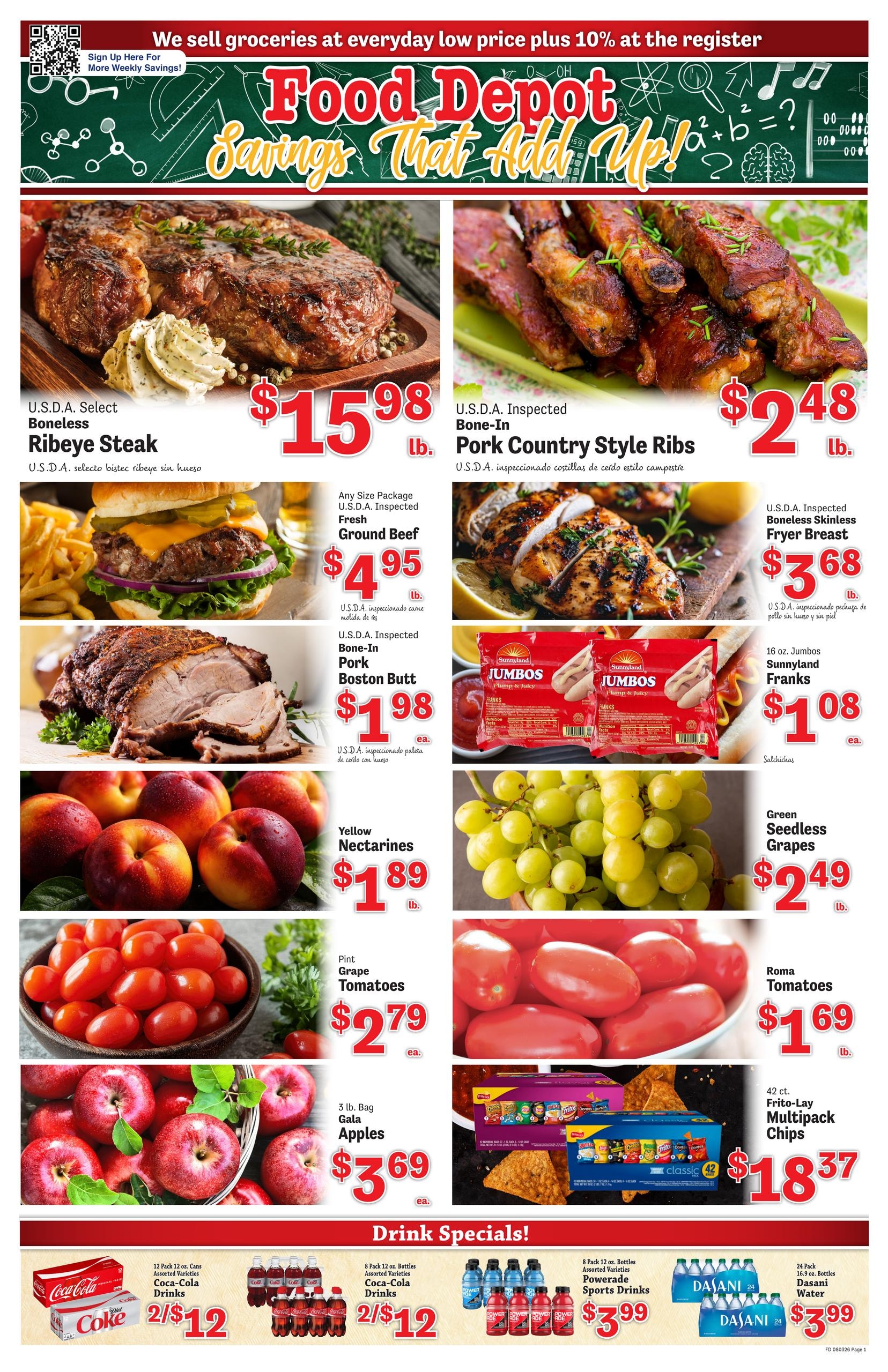 Food Depot Weekly Ad August 3 - 9, 2026