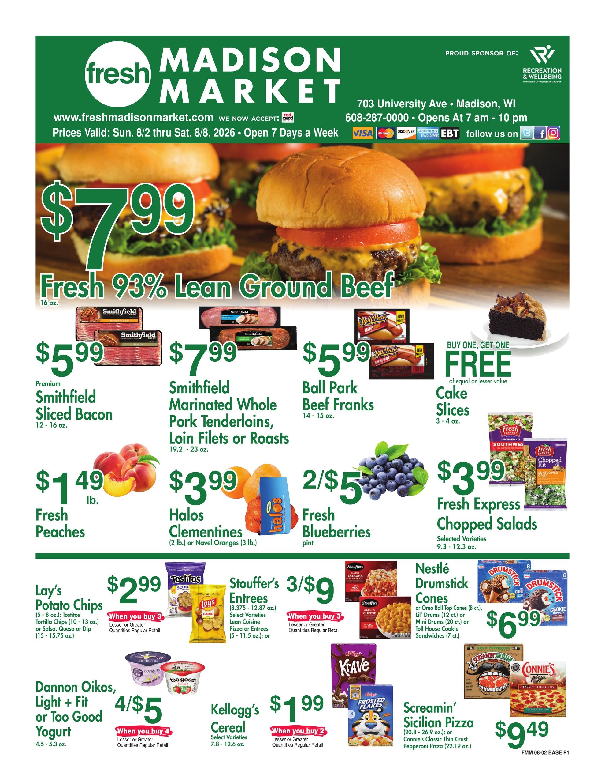 Fresh Madison Market Direct Weekly Weekly Ad August 2 - 8, 2026