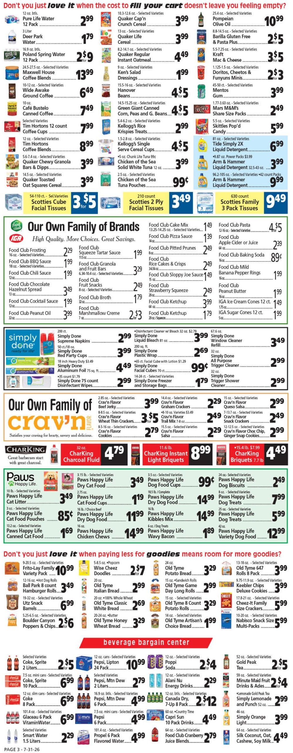 George's Market Weekly Ad July 31 - August 6, 2026