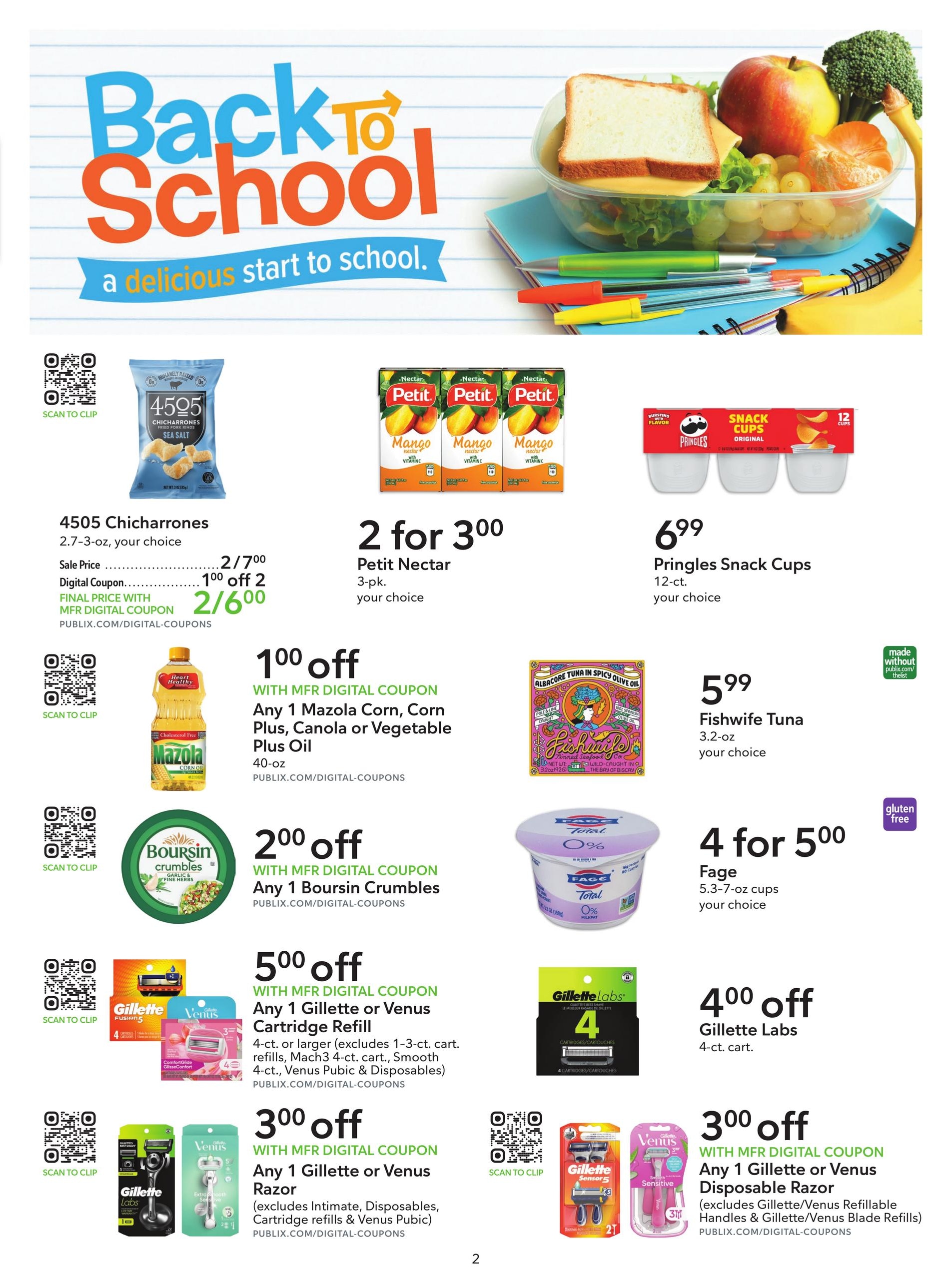 Publix Extra Savings Weekly Ad July 29 - August 11, 2026