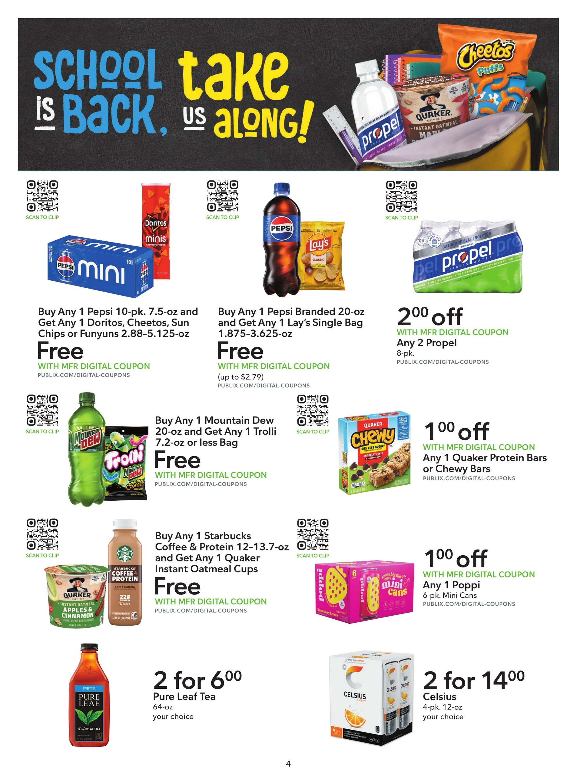Publix Extra Savings Weekly Ad July 29 - August 11, 2026