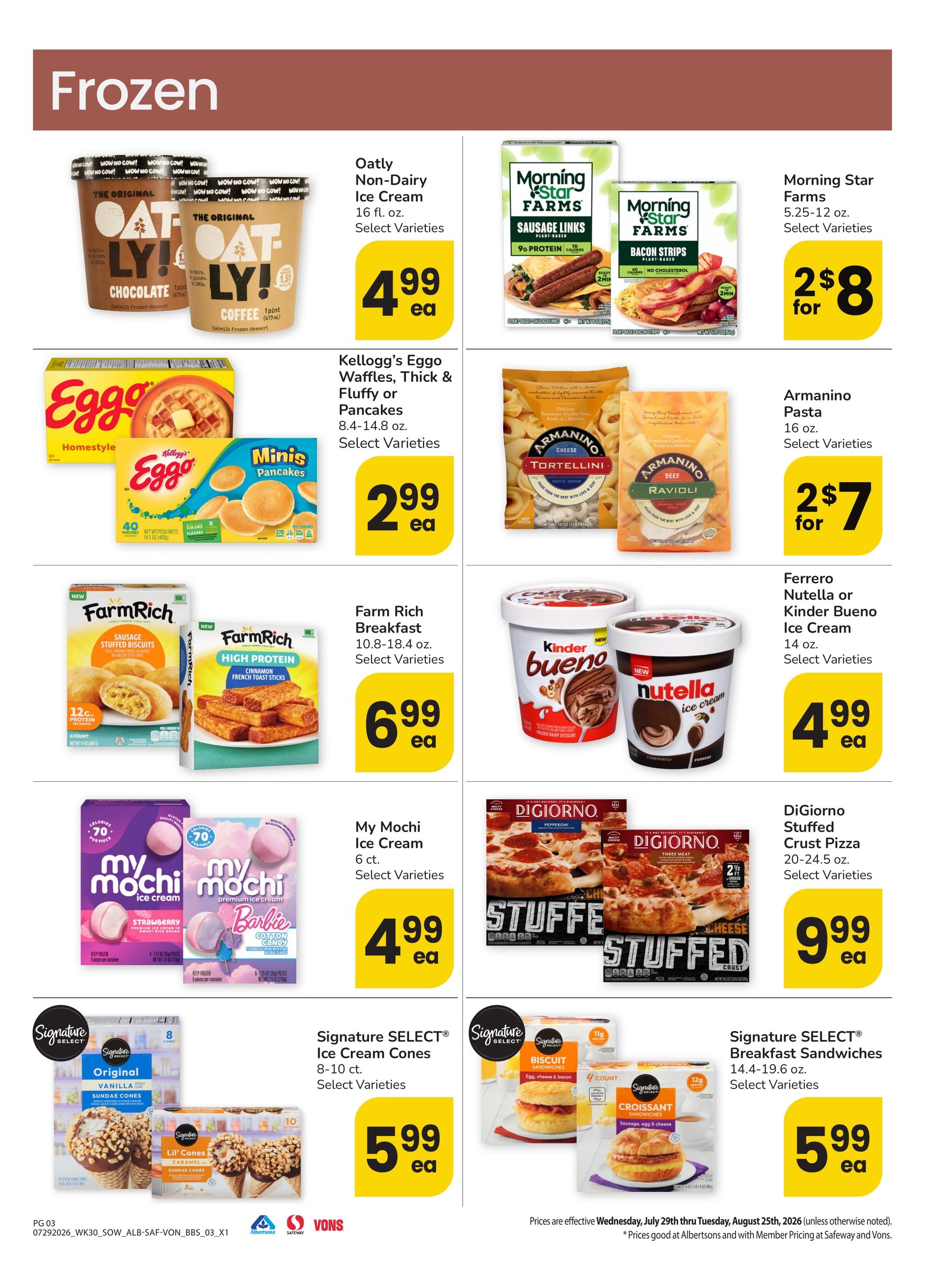 Safeway (AZ, NM, NV) Big Book of Savings Weekly Ad July 29 - August 25, 2026