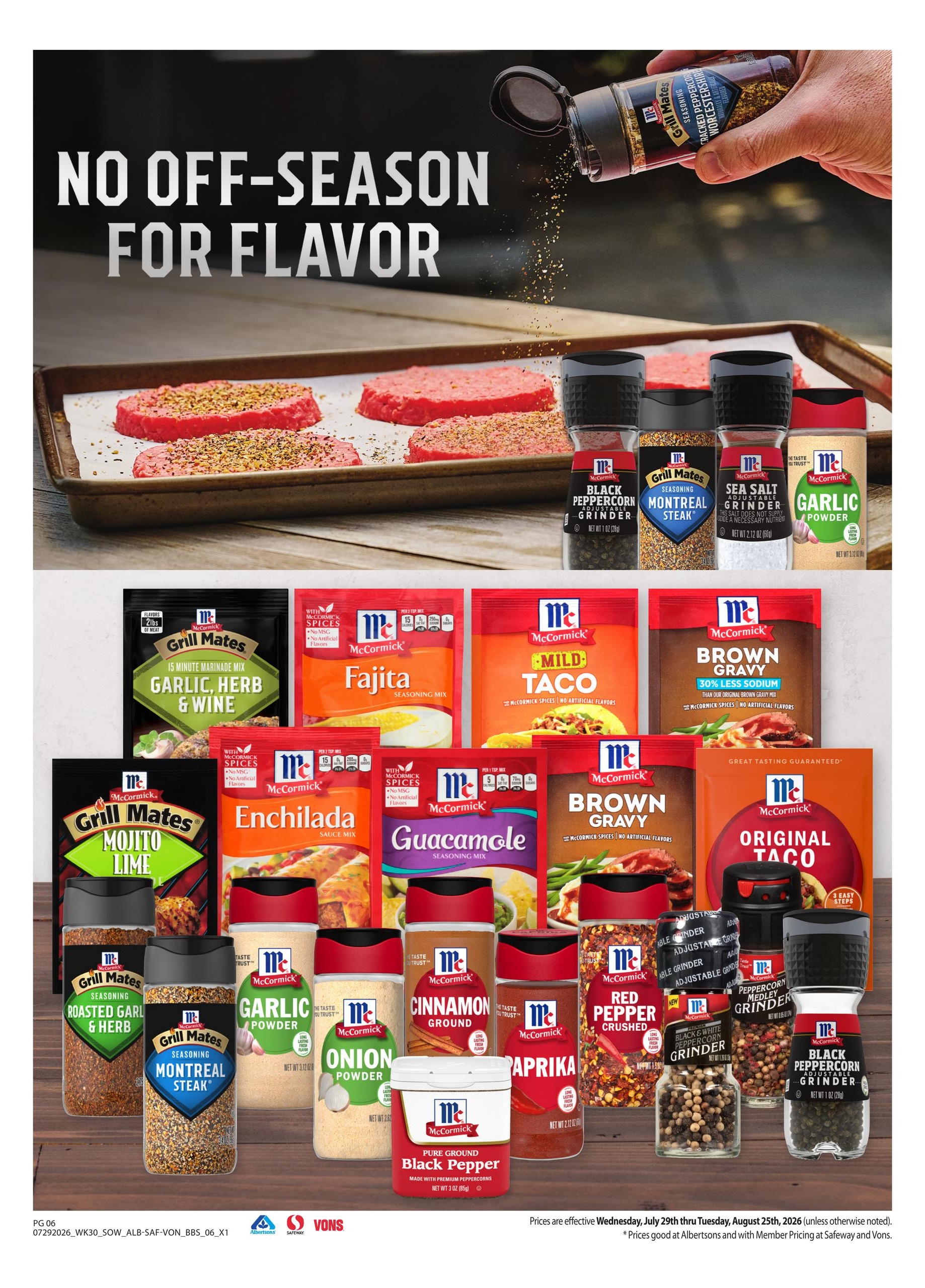 Safeway (AZ, NM, NV) Big Book of Savings Weekly Ad July 29 - August 25, 2026