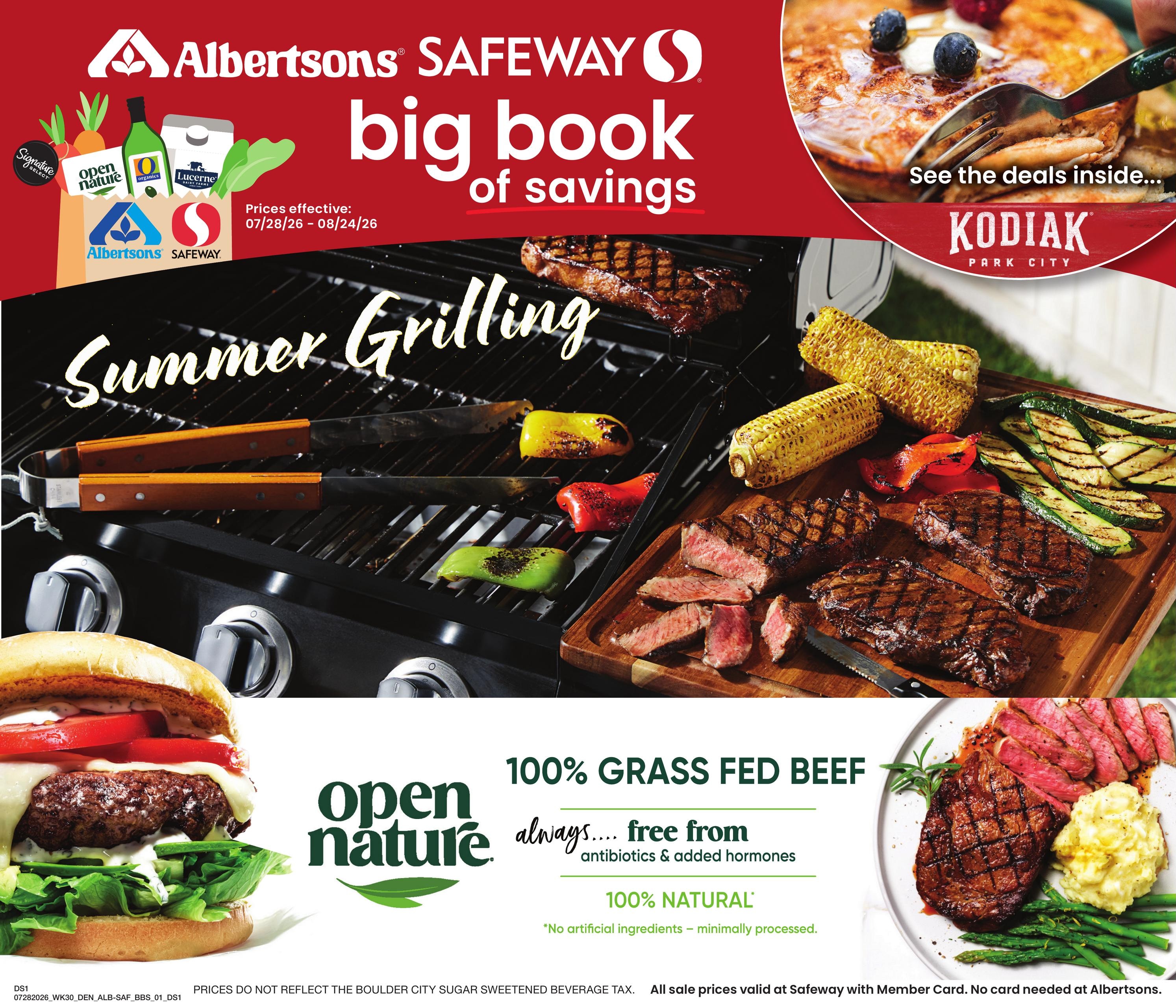 Safeway (CO, NE, SD, WY) Big Book of Savings Weekly Ad July 28 - August 24, 2026