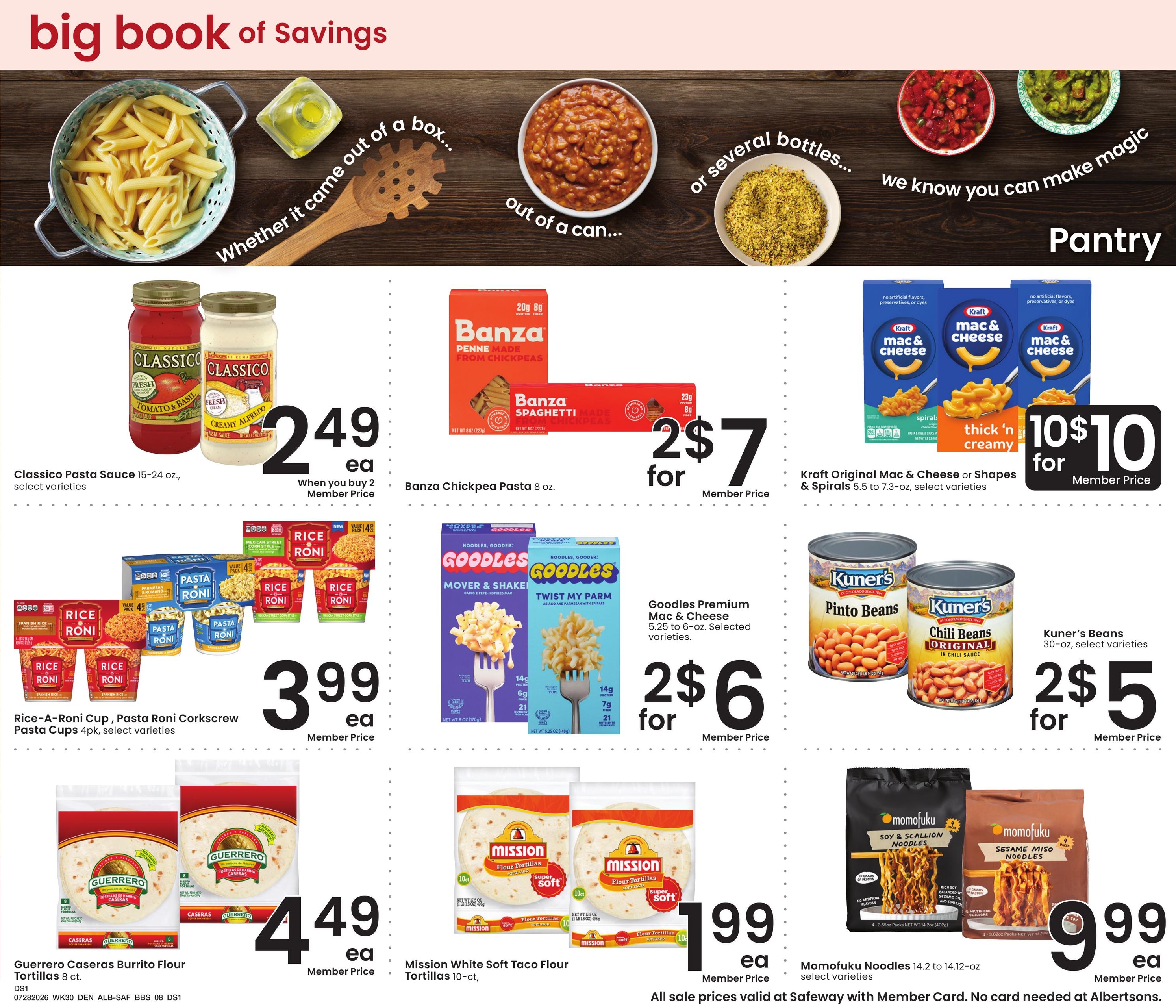 Safeway (CO, NE, SD, WY) Big Book of Savings Weekly Ad July 28 - August 24, 2026