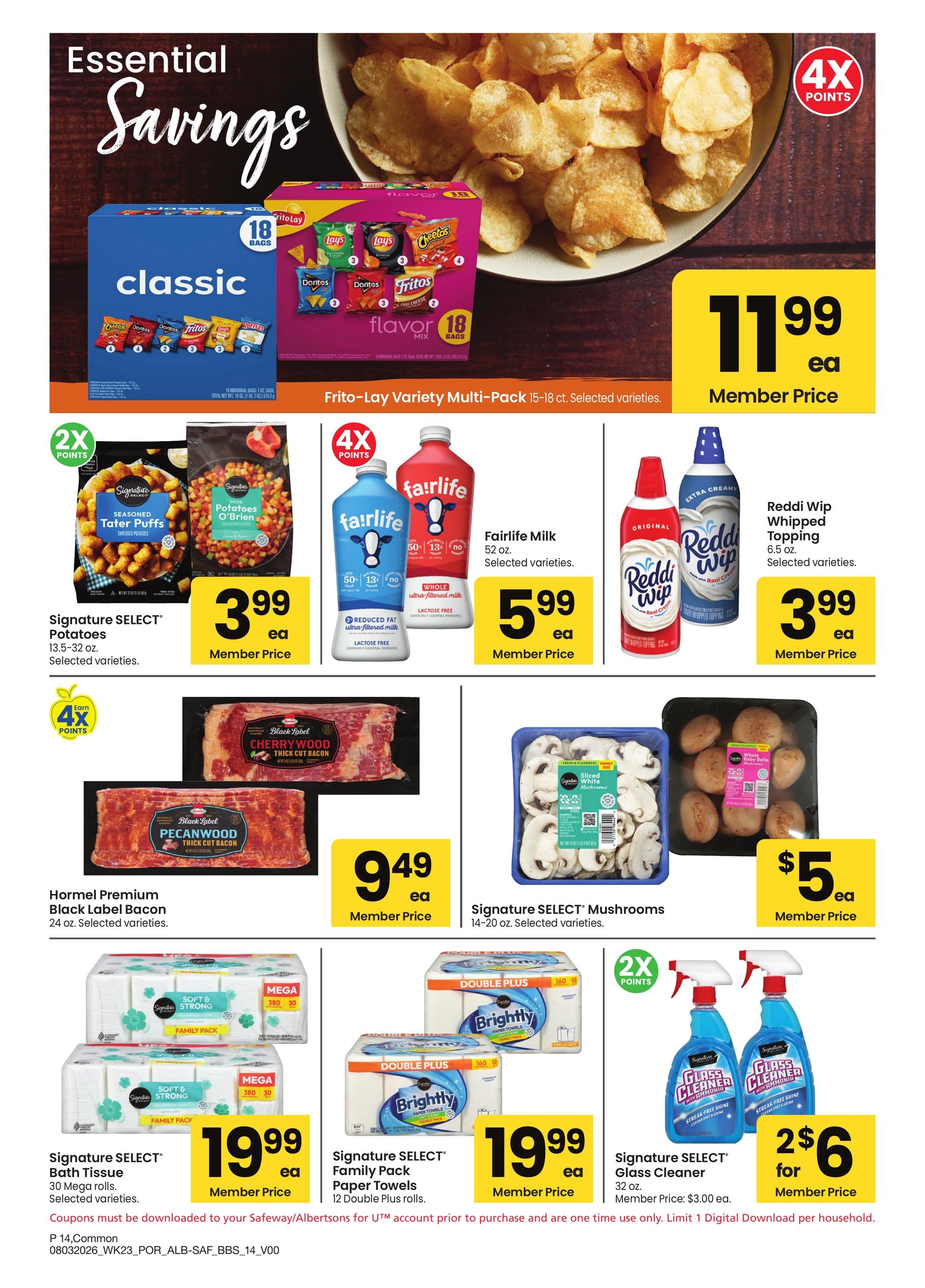 Safeway (OR, WA) Big Book of Savings Weekly Ad August 3 - 30, 2026