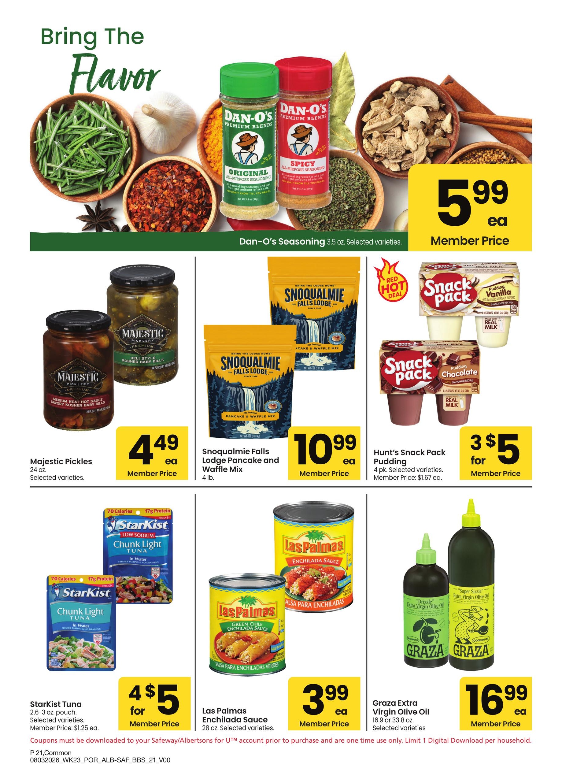 Safeway (OR, WA) Big Book of Savings Weekly Ad August 3 - 30, 2026