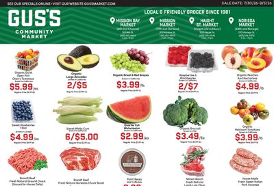 Gus's Market Weekly Ad July 30 - August 5, 2026