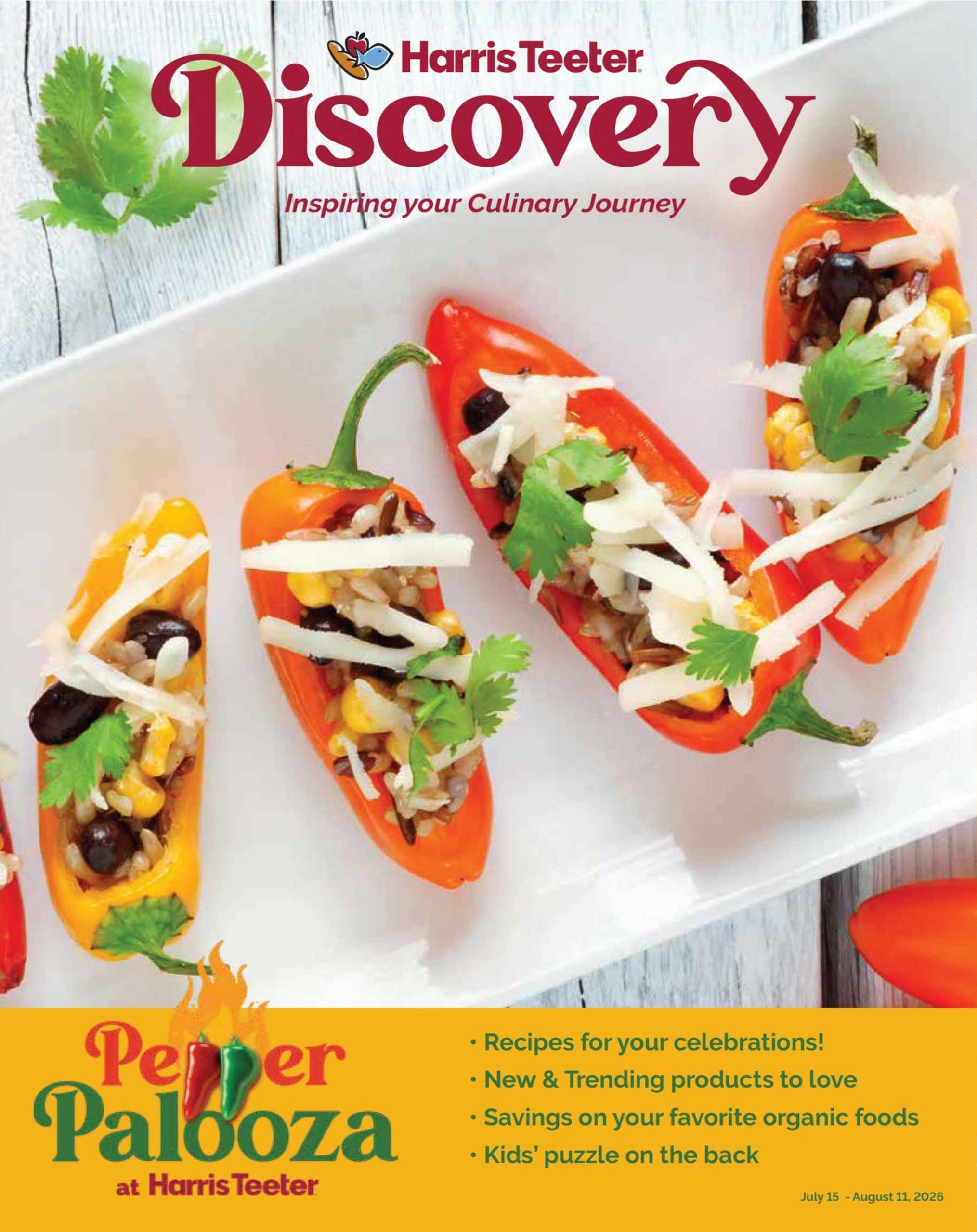 Harris Teeter Discovery Weekly Ad July 15 - August 11, 2026