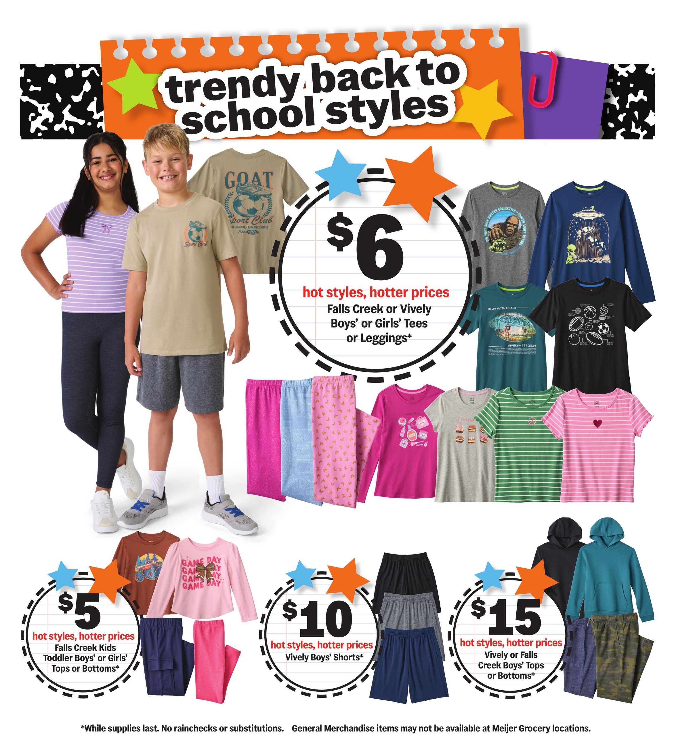 Meijer school deals under $1 Weekly Ad July 29 - August 11, 2026