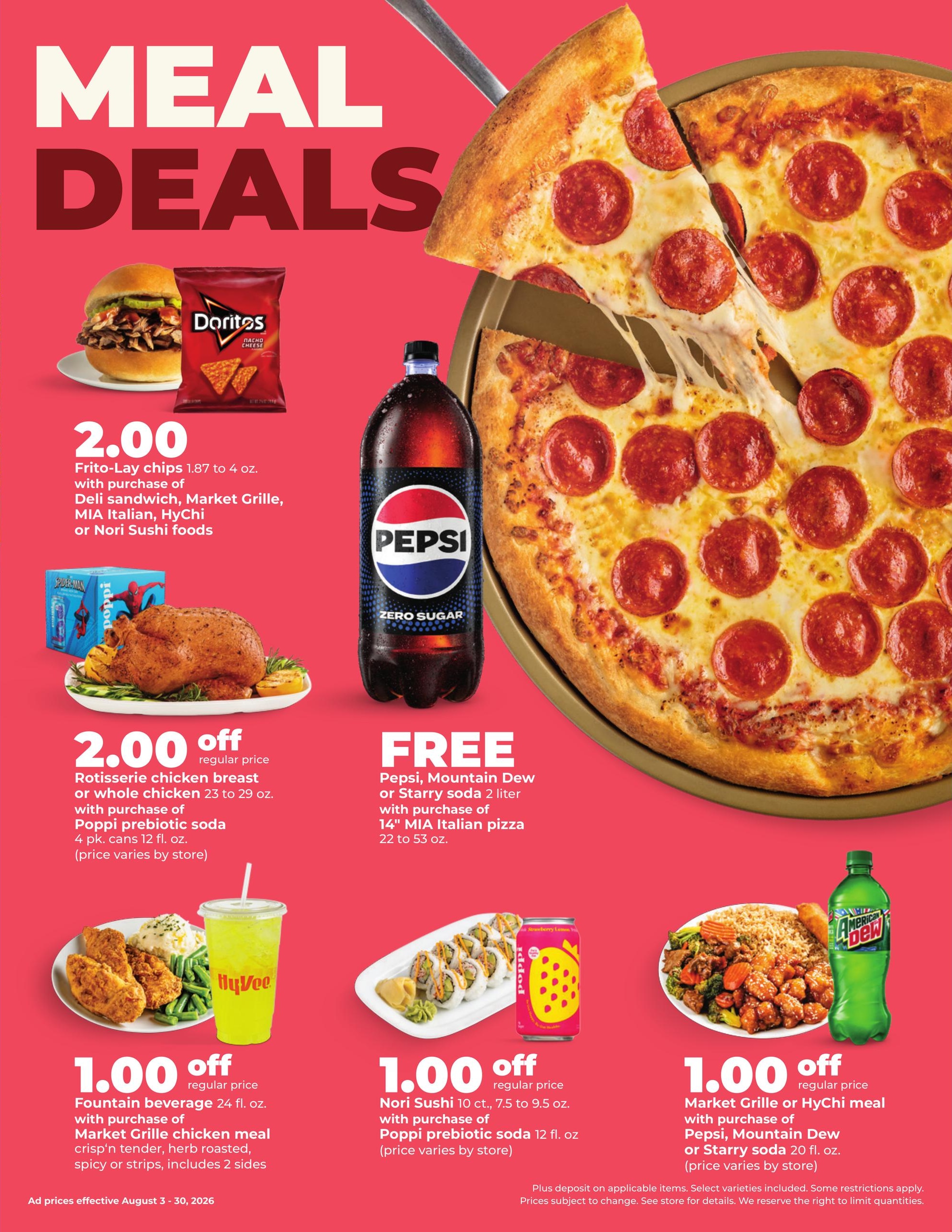 Hy-Vee (IA, IL, KS, MN, MO, NE, SD) Weekly Ad August 3 - 30, 2026